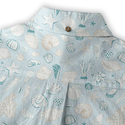 Ocean Animals Hawaiian Shirt for Men Women, Sea Life Aloha Hawaiian Shirt - The Palmix