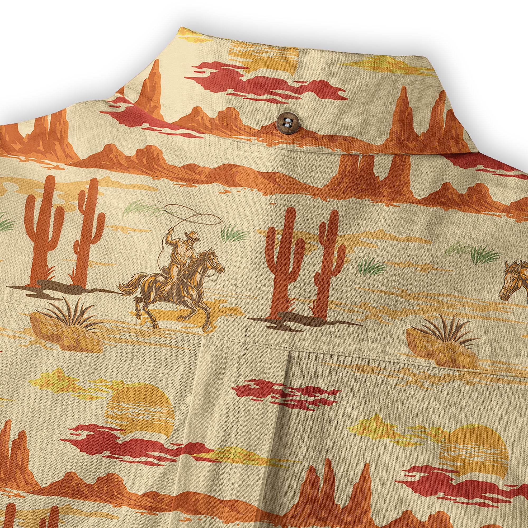 Horses Running Desert Western Hawaiian Shirt Desert Summer Beach Aloha Shirt - The Palmix