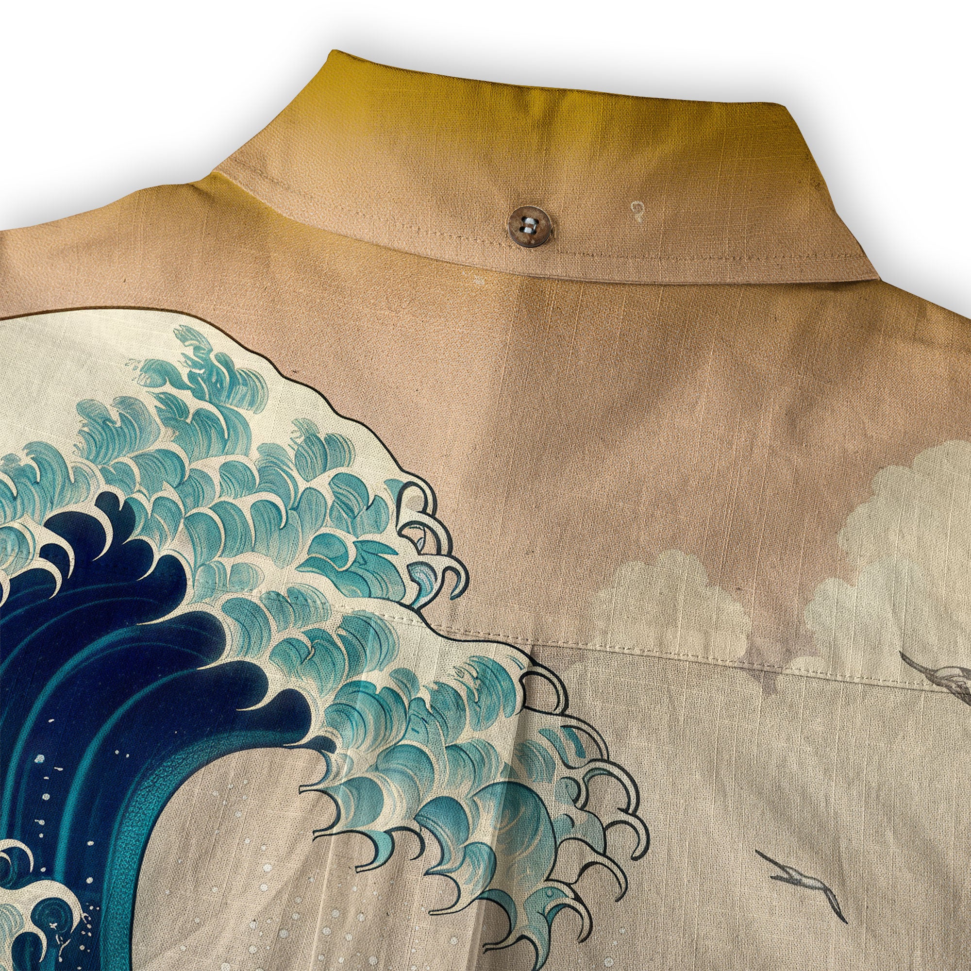 Crane Sakura Japanese Hawaiian Shirt Ocean Wave Koi Carp Fish Hawaiian - The Palmix