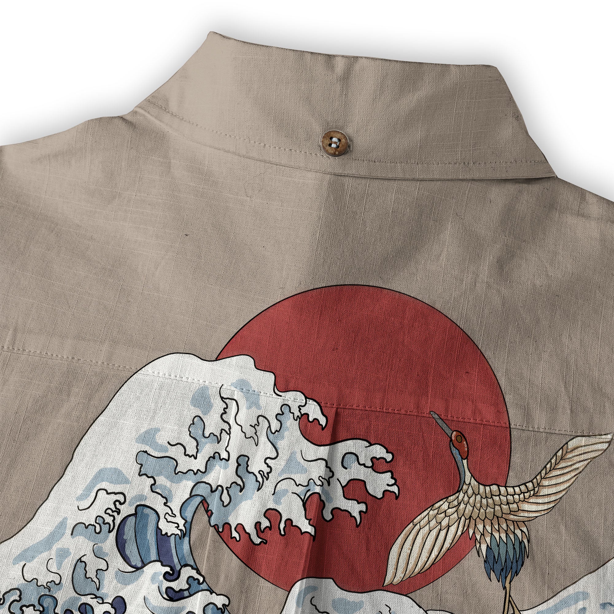 Animals Japanese Koifish Crane Hawaiian Shirt Beach Vacation Hawaiian - The Palmix