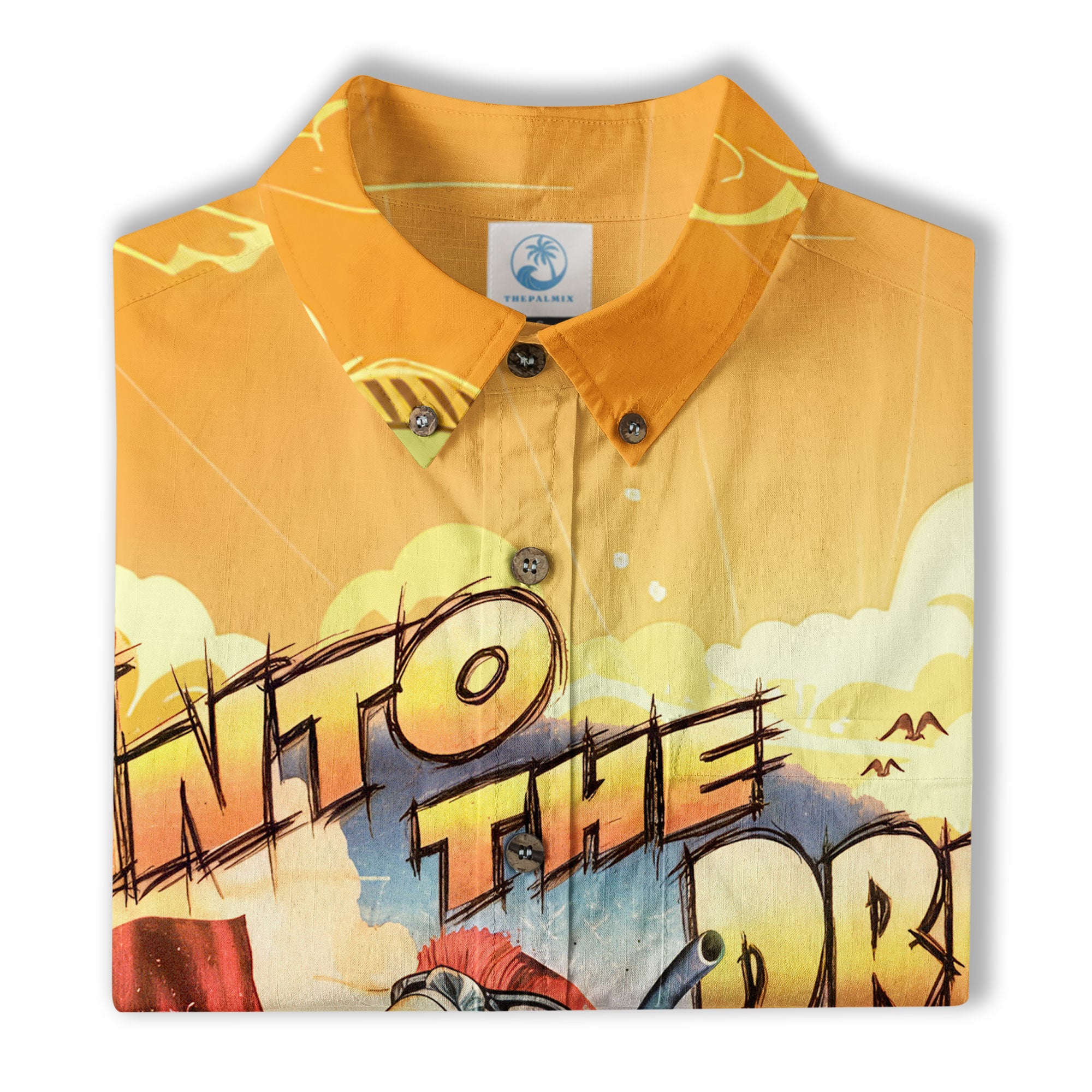 Into The Drink Parrot Aloha Hawaiian Shirt, Parrot Cocktail Hawaiian Shirt - The Palmix