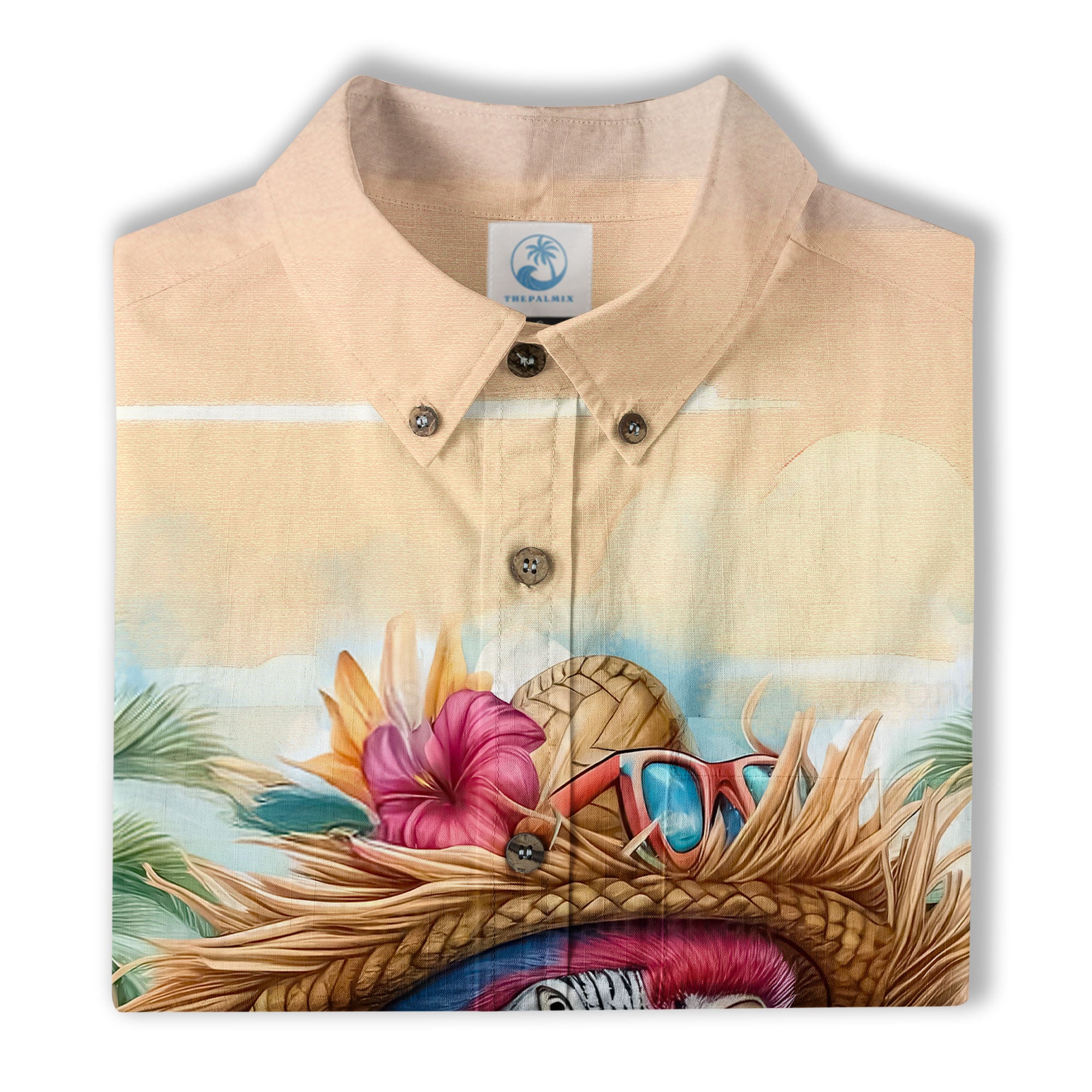 No Shoes No Shirt No Problem Funny Parrot Aloha Hawaiian Shirt, Tropical Aloha Hawaiian Shirt - The Palmix