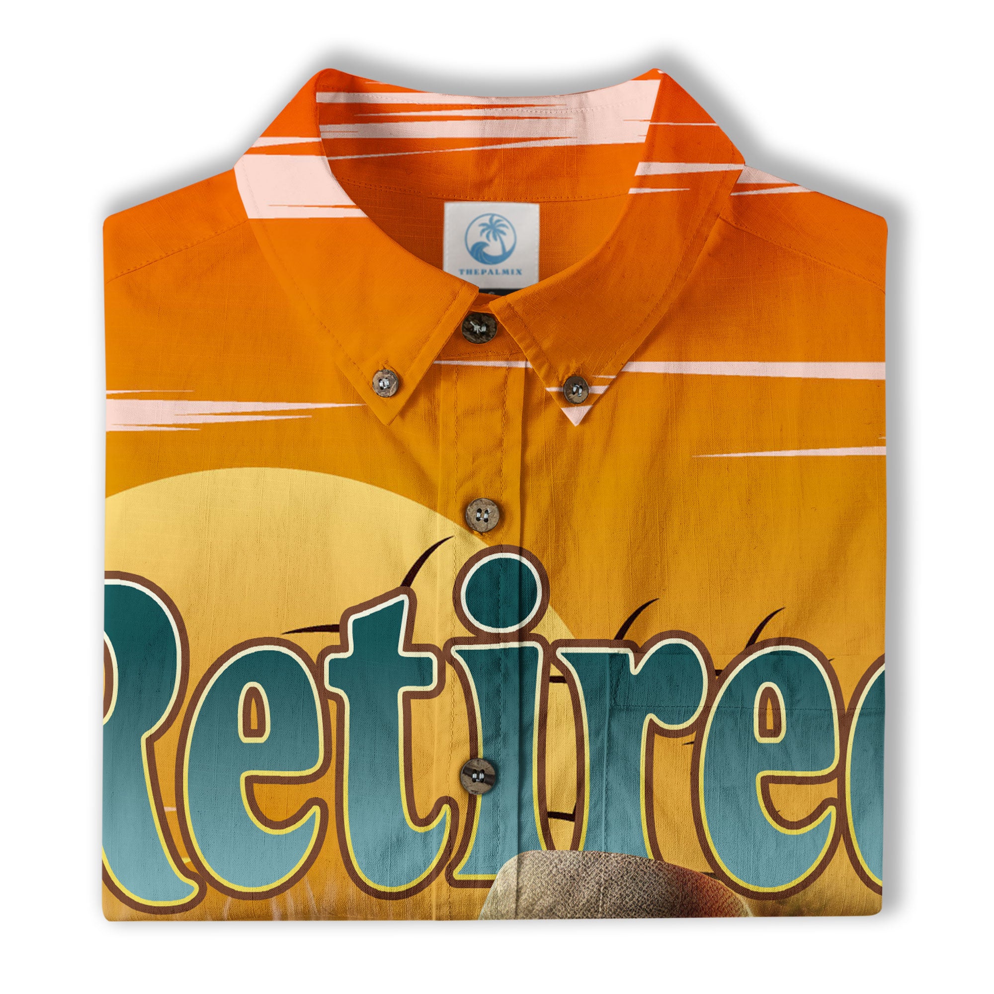 Retired But Not Expired Parrot Hawaiian Shirt, Sunset Parrot Aloha Hawaiian Shirt - The Palmix