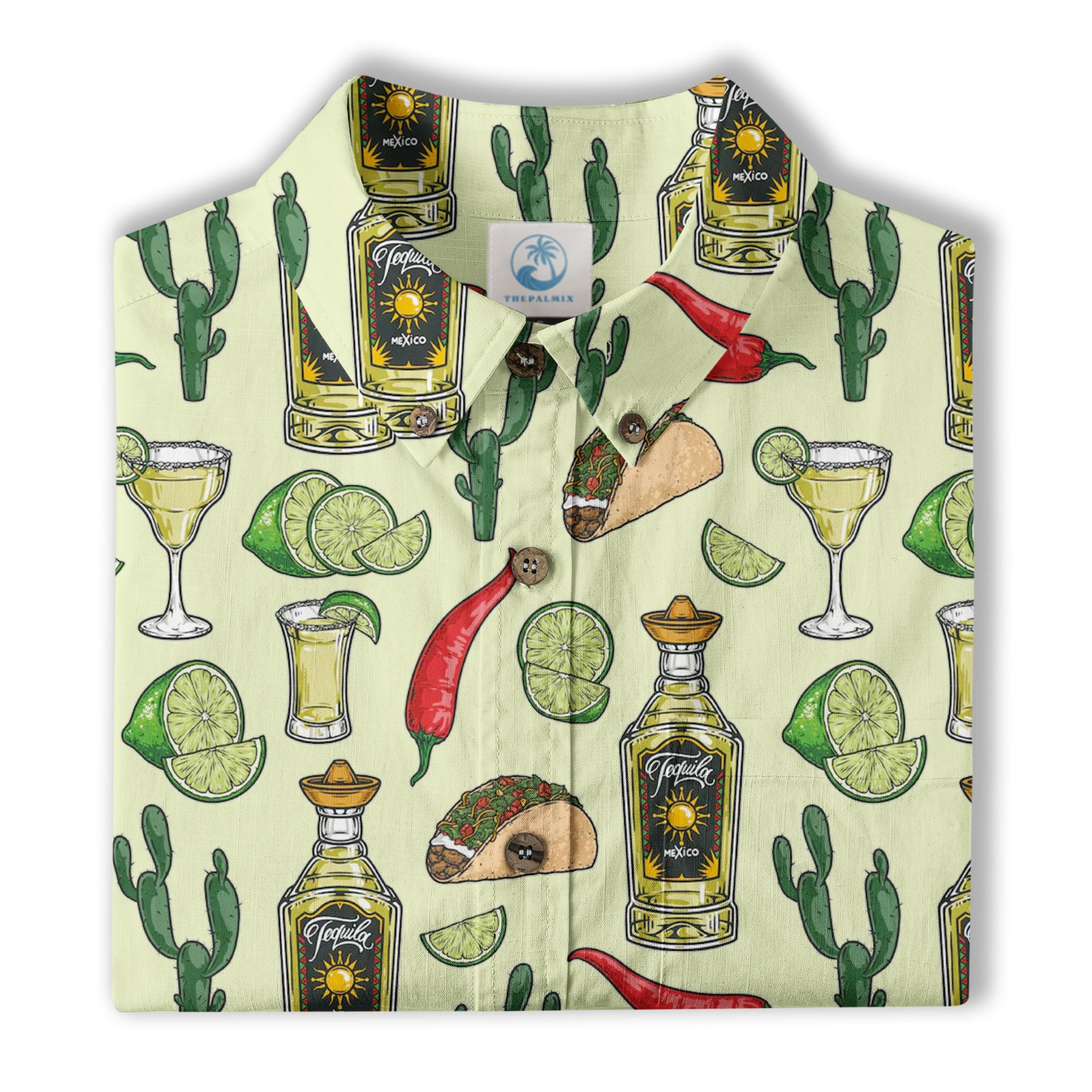 Tequila Cinco De Mayo Pattern Hawaii Shirt - The Palmix