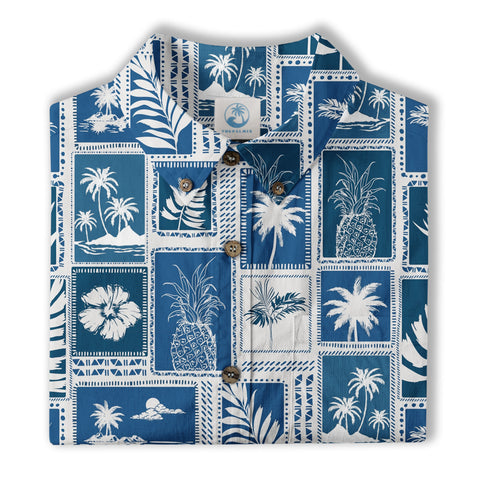 Retro Aloha Flowers Hawaii Shirt, Aloha Pattern Hawaii Shirt - The Palmix