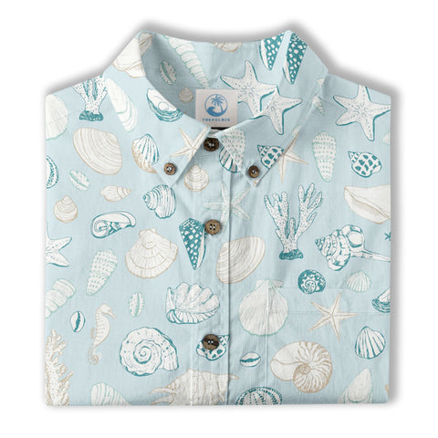 Ocean Animals Hawaiian Shirt for Men Women, Sea Life Aloha Hawaiian Shirt - The Palmix