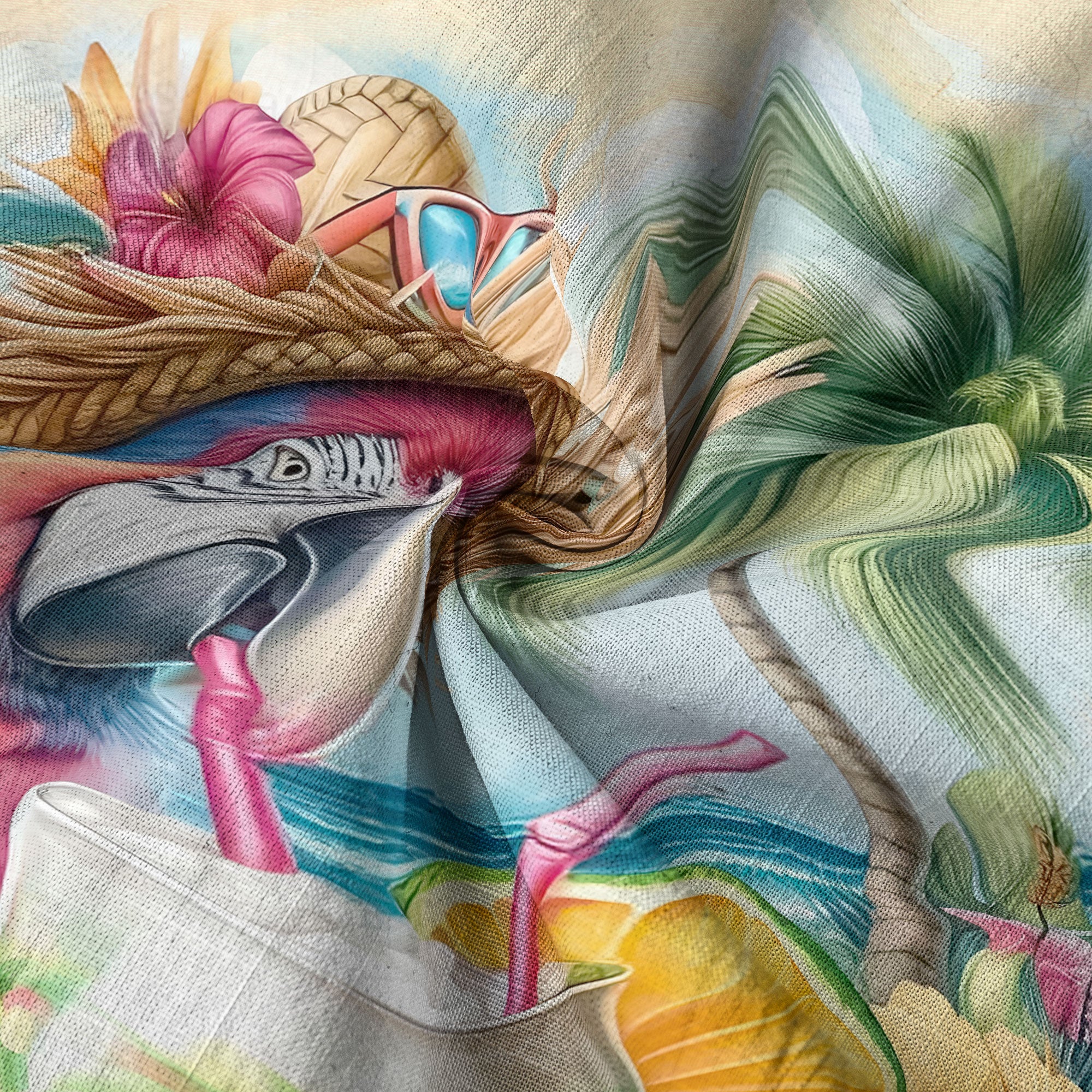 No Shoes No Shirt No Problem Funny Parrot Aloha Hawaiian Shirt, Tropical Aloha Hawaiian Shirt - The Palmix