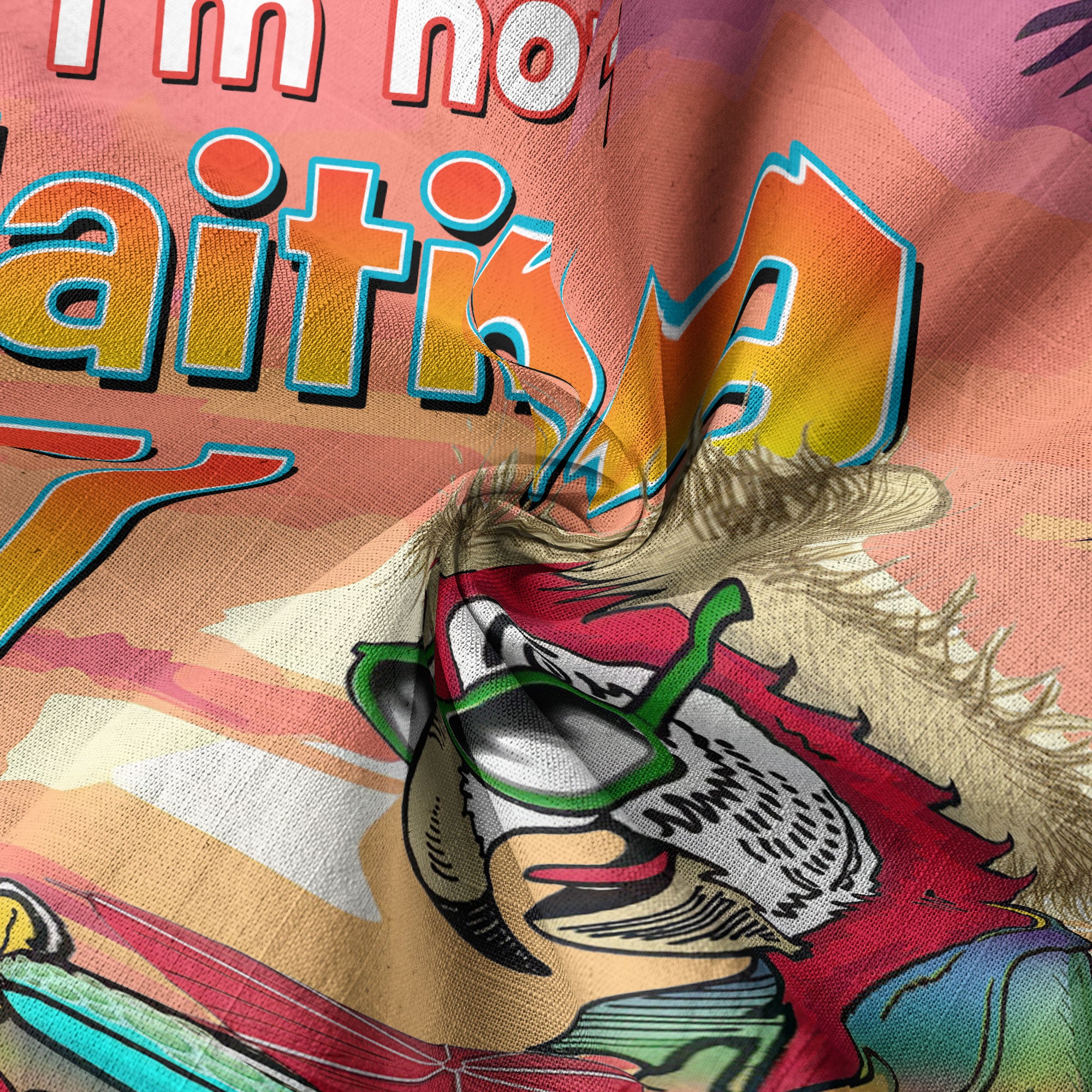 Funny Parrot Summer Party Hawaiian Shirt, I'm Not Waiting Til 5 O'clock Beach Vacation Button Up Shirt, Cocktail Tropical Hawaiian Shirt - The Palmix