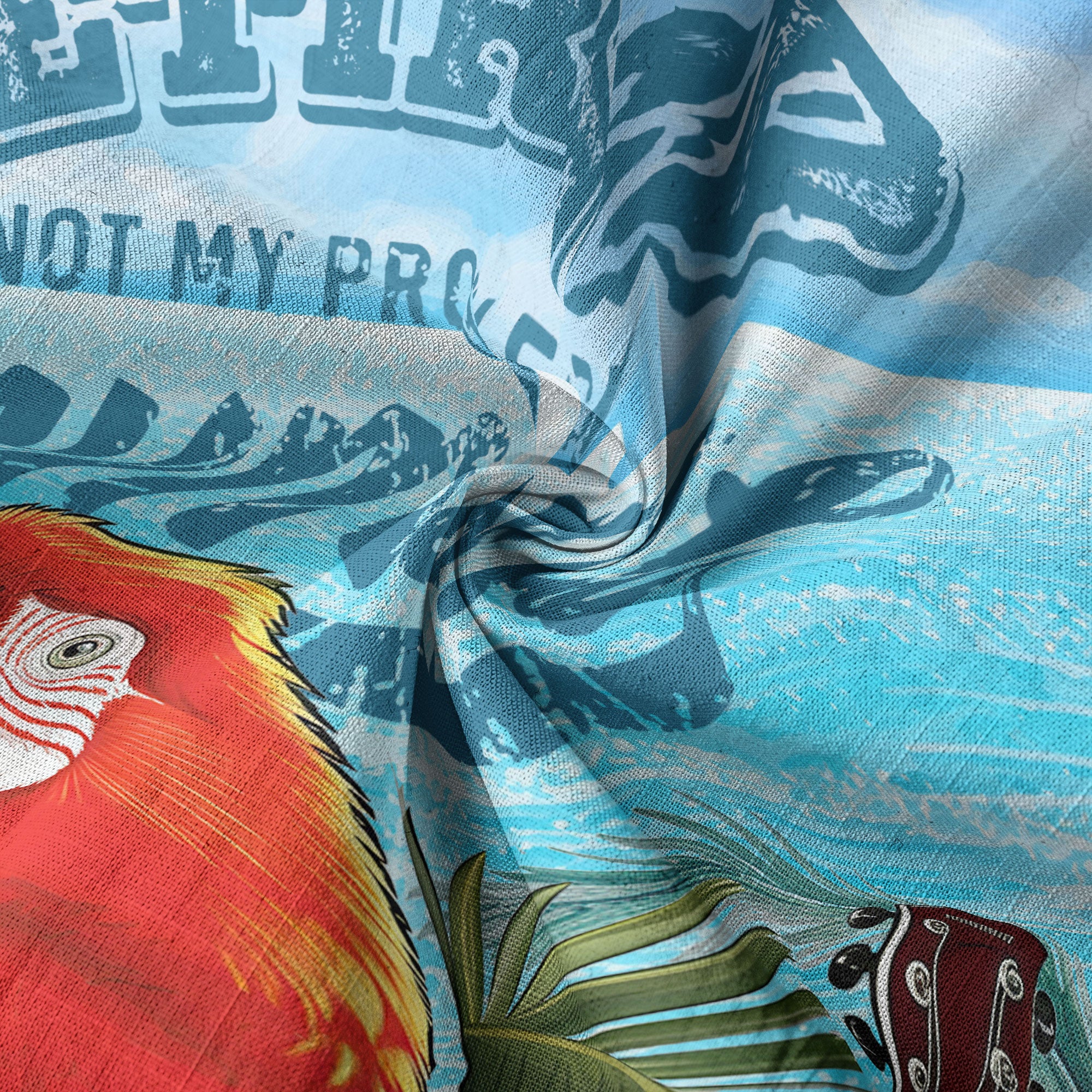 Parrots Retired Not My Problem Anymore Short Sleeve Hawaiian Shirt - The Palmix
