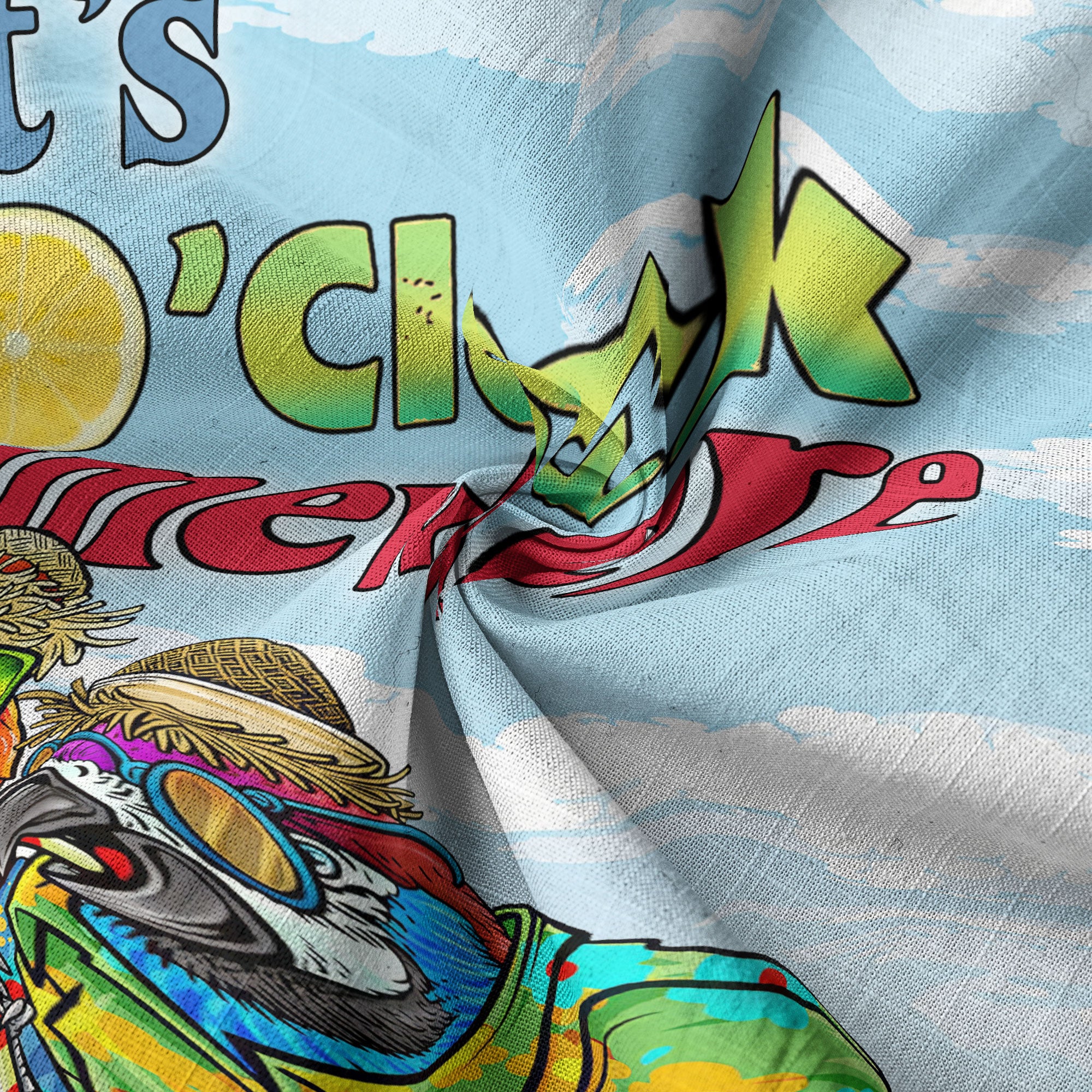 Parrot It’S 5 O’Clock Somewhere Hawaiian Shirt, Parrot Cocktail Hawaiian Shirt - The Palmix