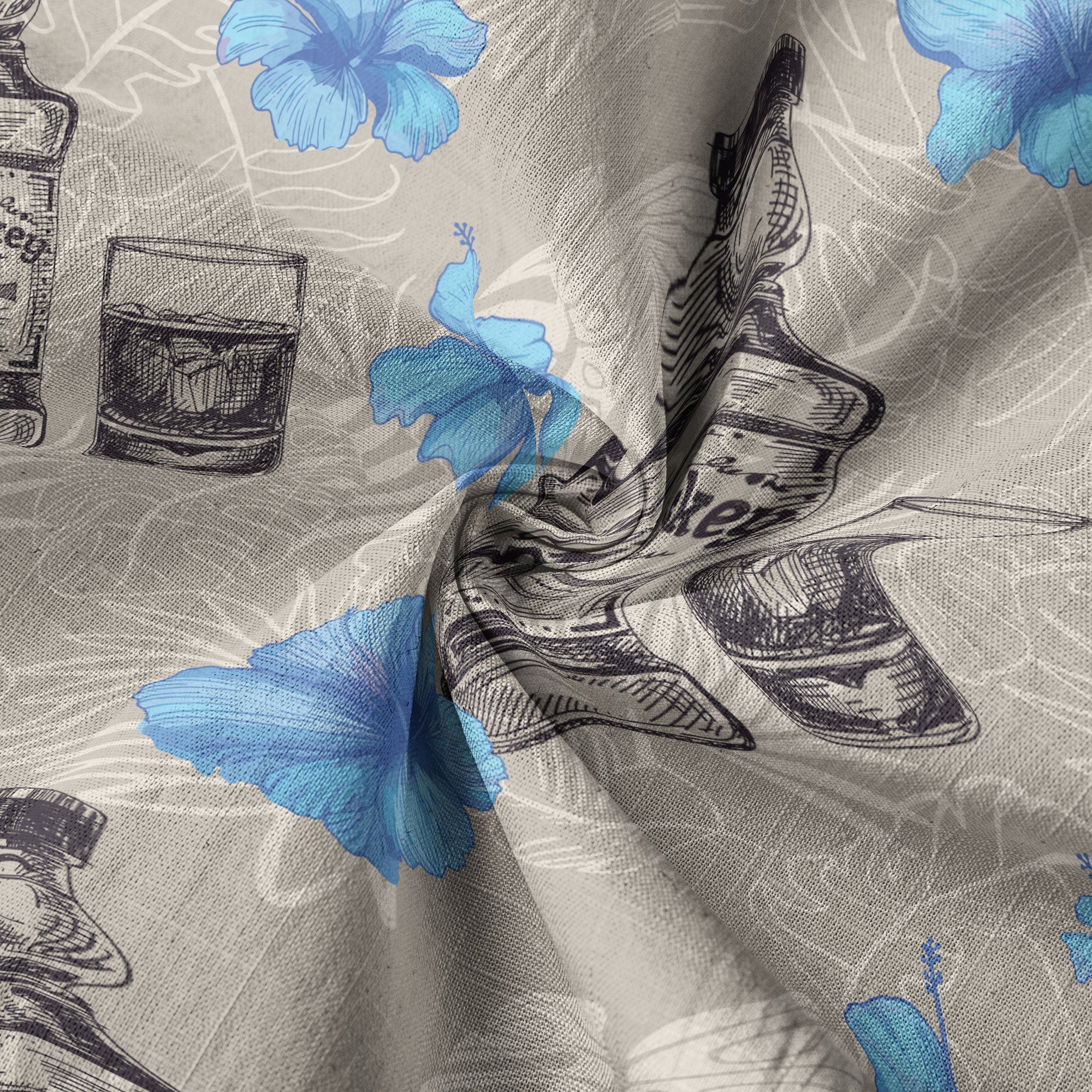 Whiskey Hawaiian Shirt, Whiskey Shirt Whisky Short-sleeve Hawaiian Shirt Cocktail Aloha Shirt - The Palmix