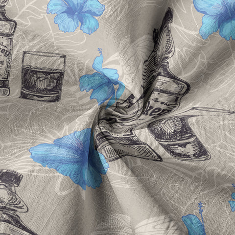 Whiskey Hawaiian Shirt, Whiskey Shirt Whisky Short-sleeve Hawaiian Shirt Cocktail Aloha Shirt - The Palmix