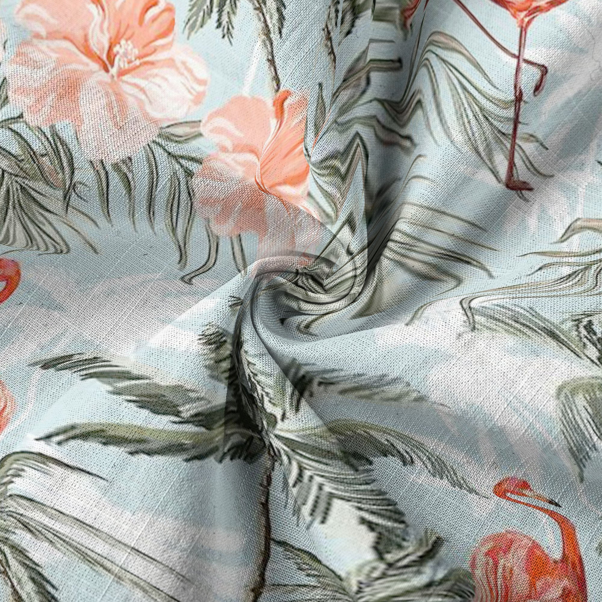 Flamingo Aloha Hawaii Shirt, Summer Beach Hawaii Shirt - The Palmix