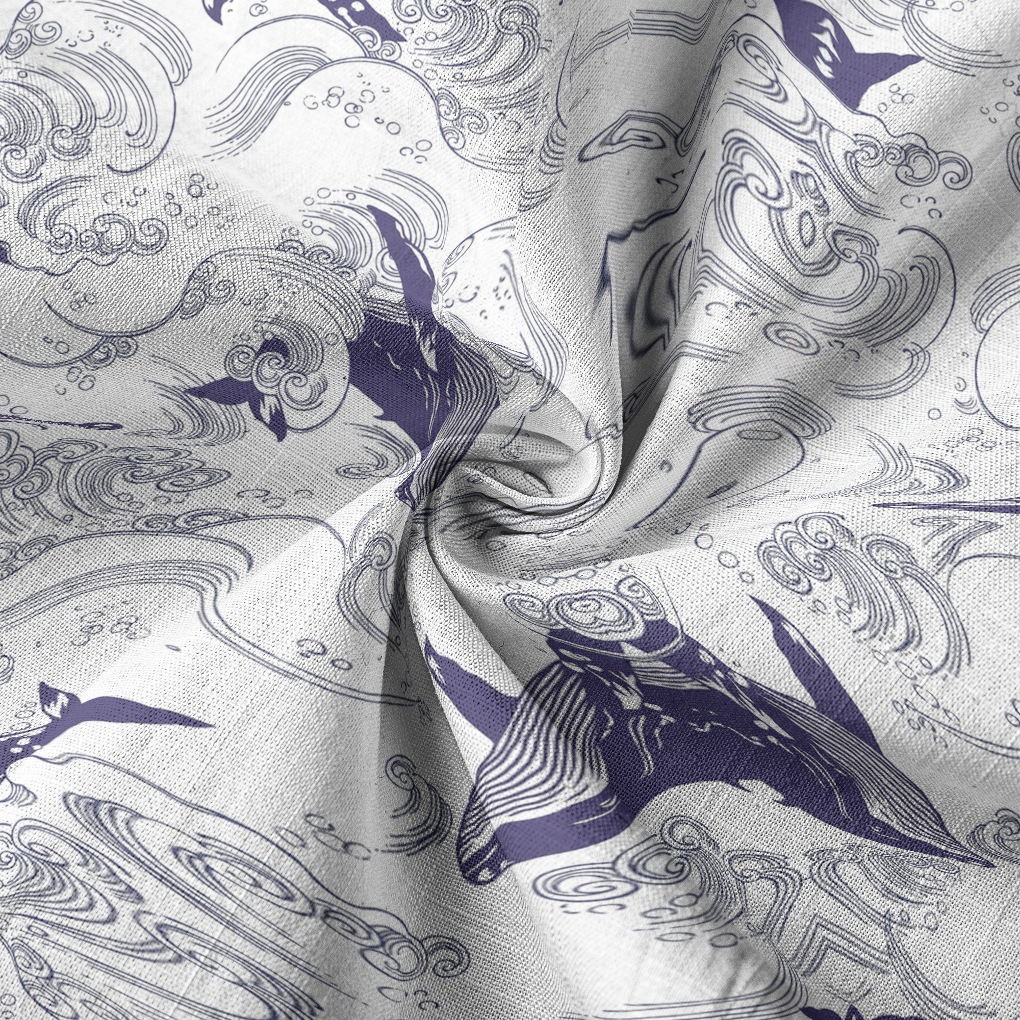 Whale Hawaiian Pattern, Ocean Animals Hawaii Shirt - The Palmix