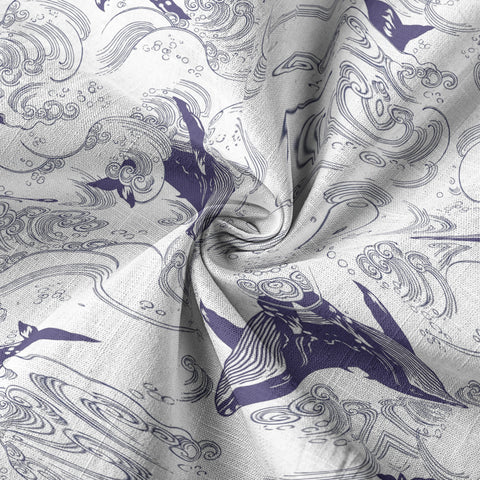 Whale Hawaiian Pattern, Ocean Animals Hawaii Shirt - The Palmix