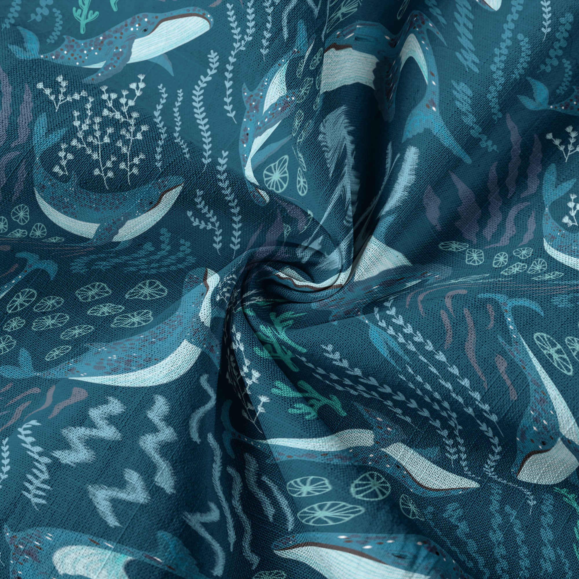 Humpback Whales Hawaii Shirt, Ocean Animals Button Up Shirt - The Palmix