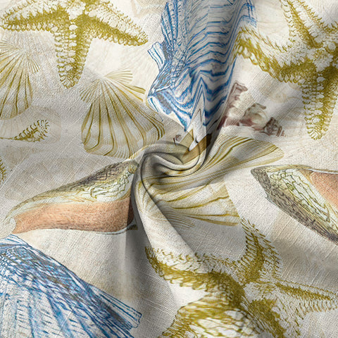 Ocean Animals Hawaiian Button Up Shirt, Summer Beach Shirt - The Palmix