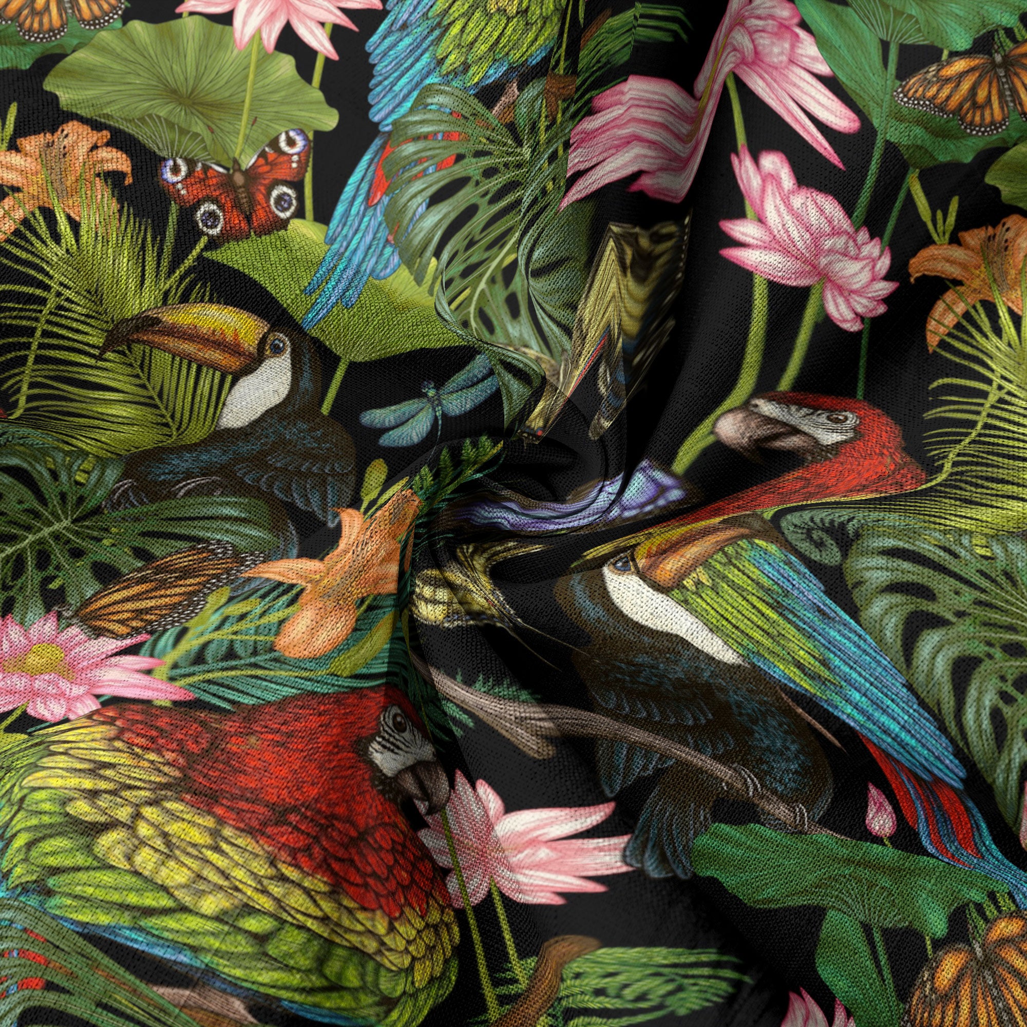 Parrot Hawaiian Button Up Shirt, Aloha Summer Beach Hawaiian Button Down Shirt - The Palmix