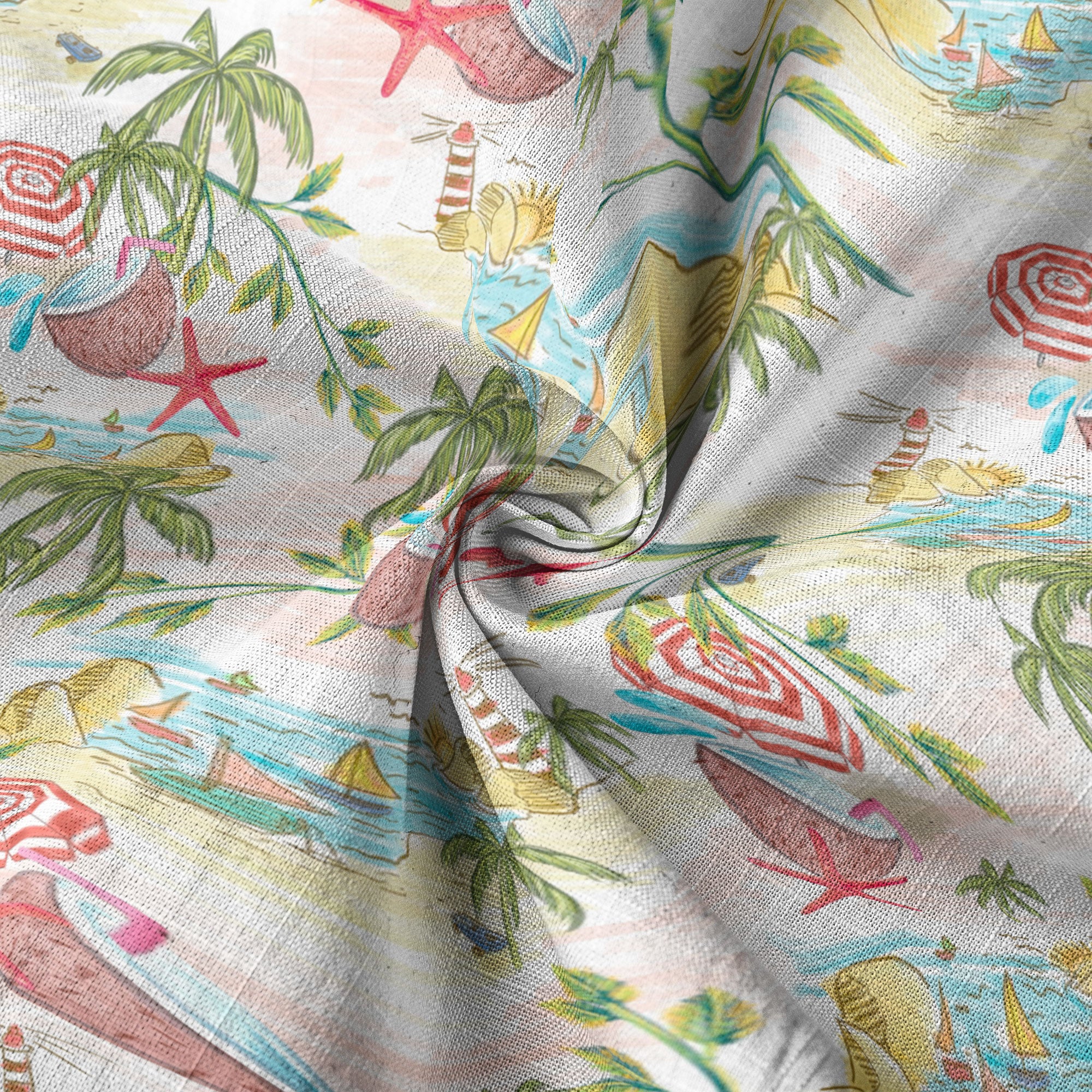 Summer Beach Flowers Hawaii Shirt, Aloha Pattern Hawaii Shirt - The Palmix