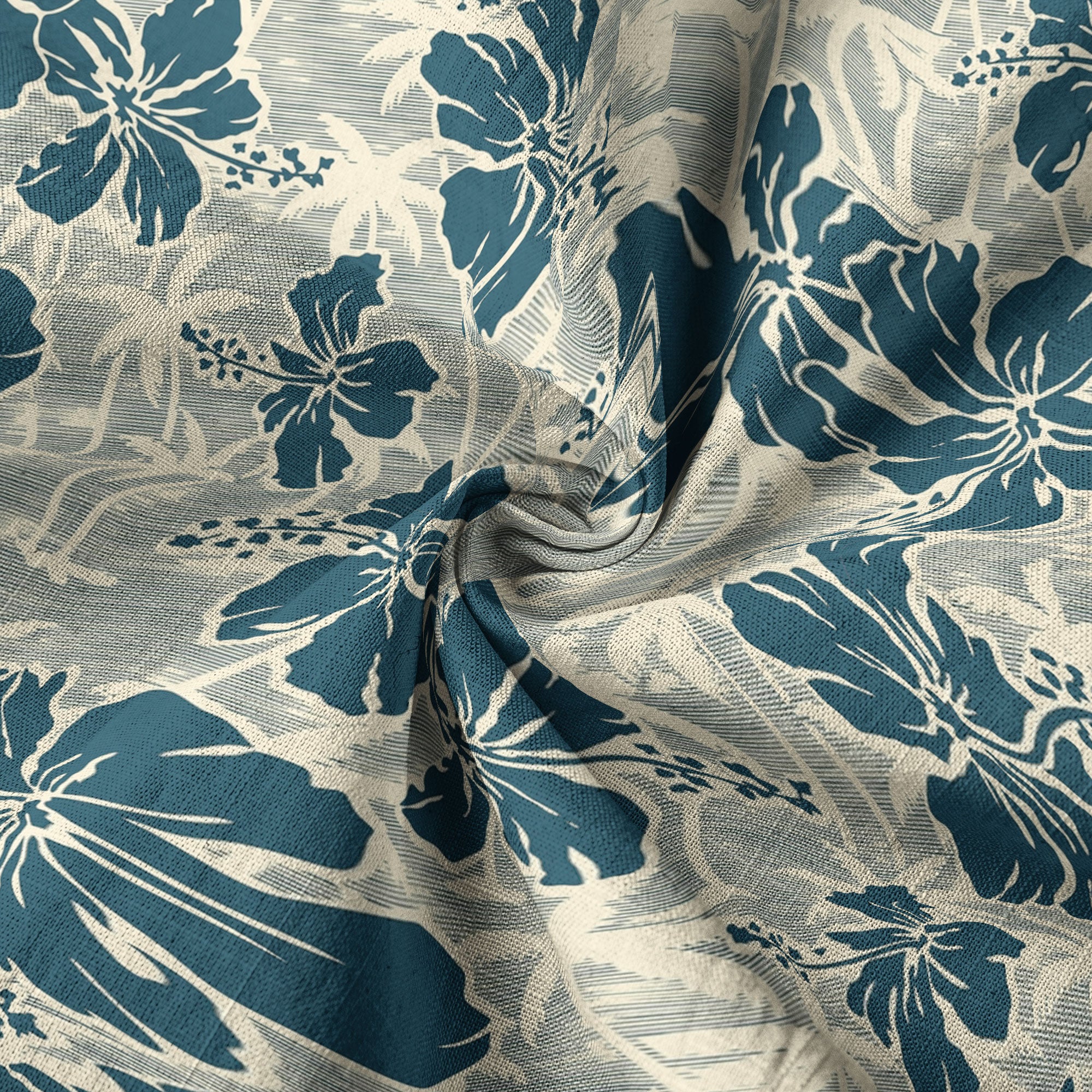 Hibiscus Flowers With Palm Tree Hawaii Shirt - The Palmix