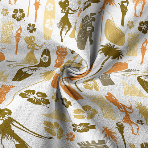 Tiki Mask Pattern Hawaii Shirt for Men, Aloha Pattern Hawaii Shirt - The Palmix