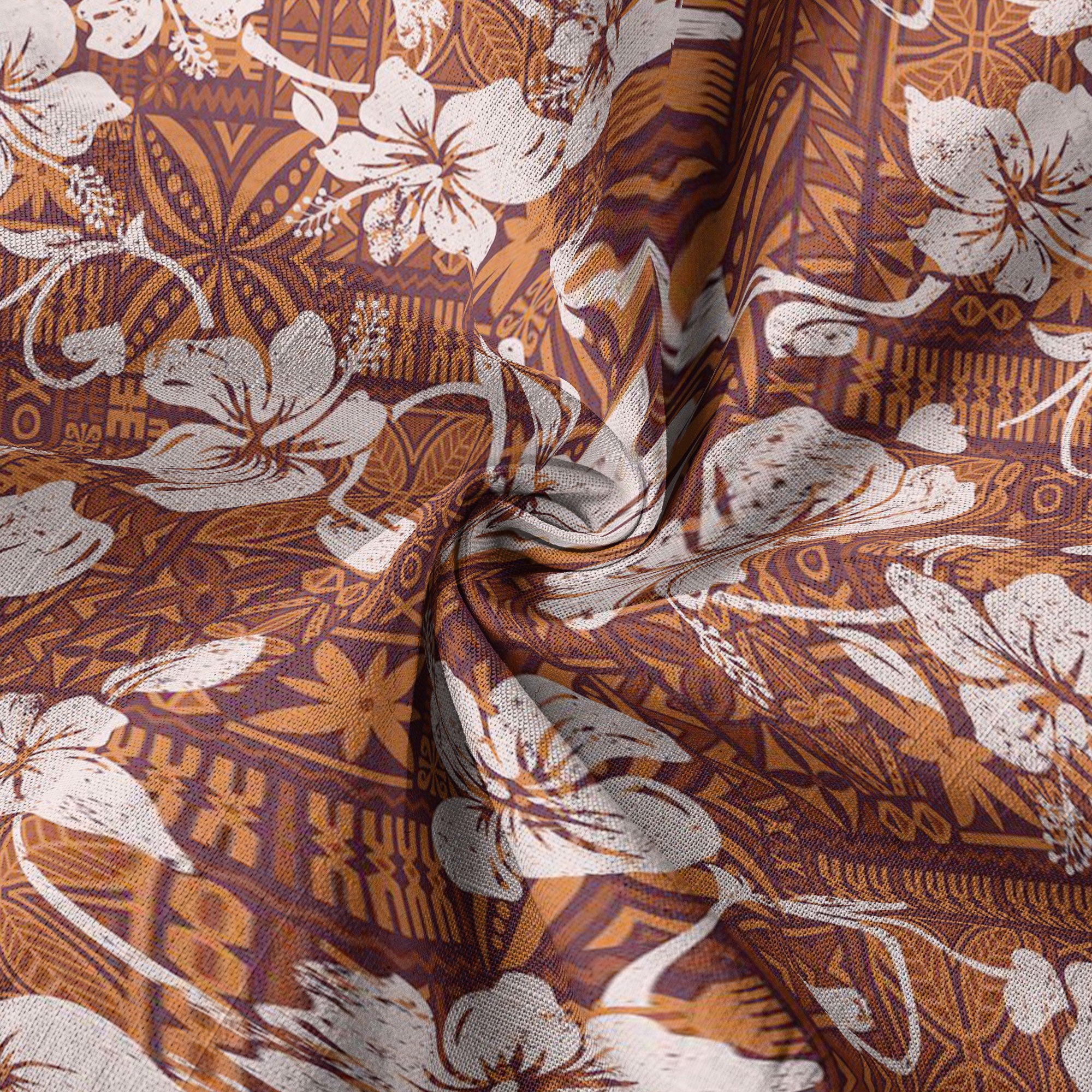 Vintage Tribal Hawaii Shirt for Men, Aloha Pattern Hawaii Shirt - The Palmix