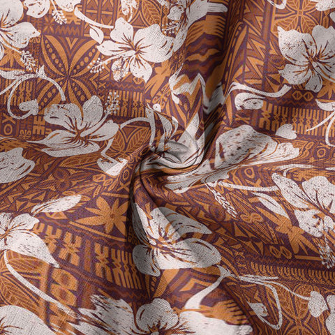 Vintage Tribal Hawaii Shirt for Men, Aloha Pattern Hawaii Shirt - The Palmix
