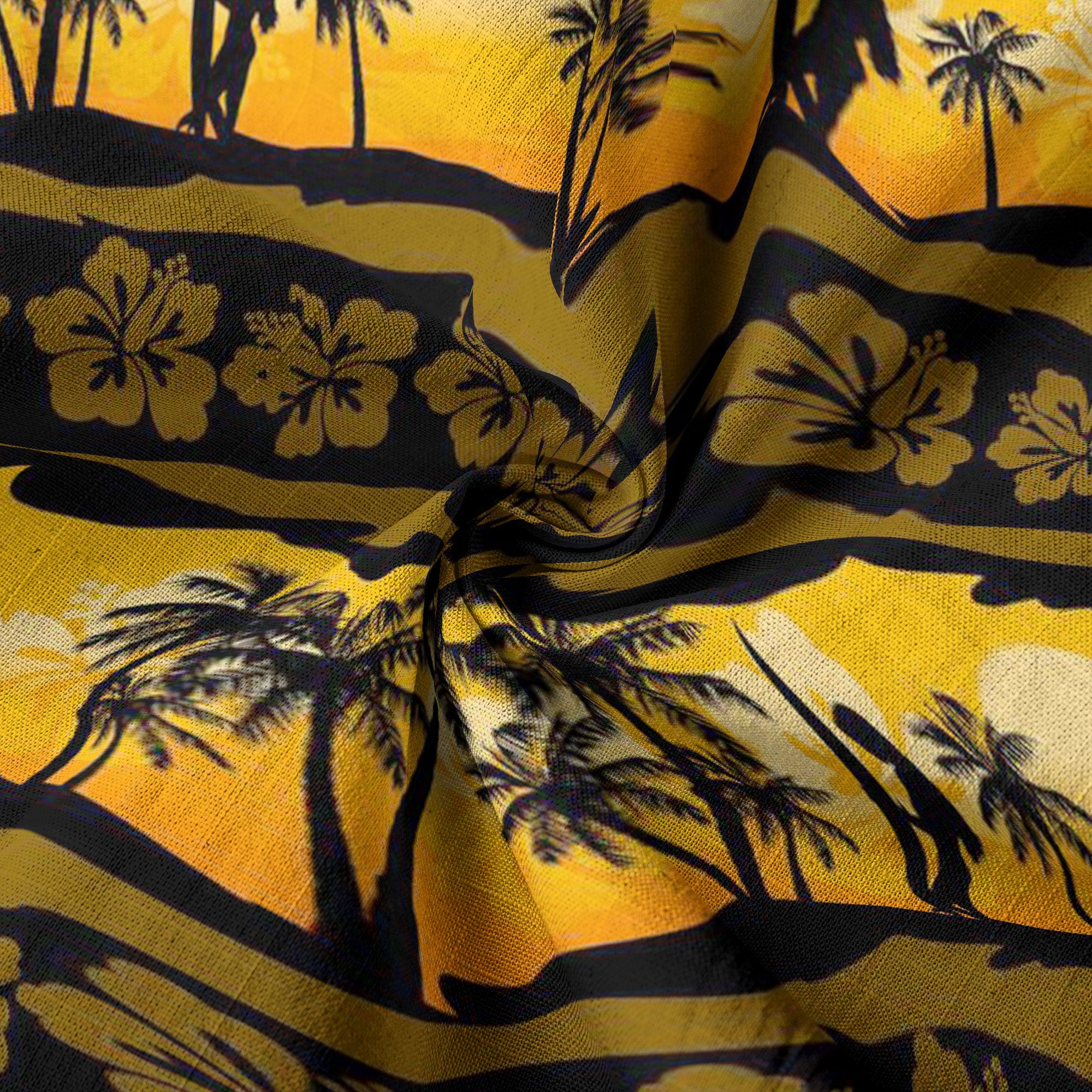 Vintage Sunset Hawaii Shirt for Men, Aloha Pattern Hawaii Shirt - The Palmix