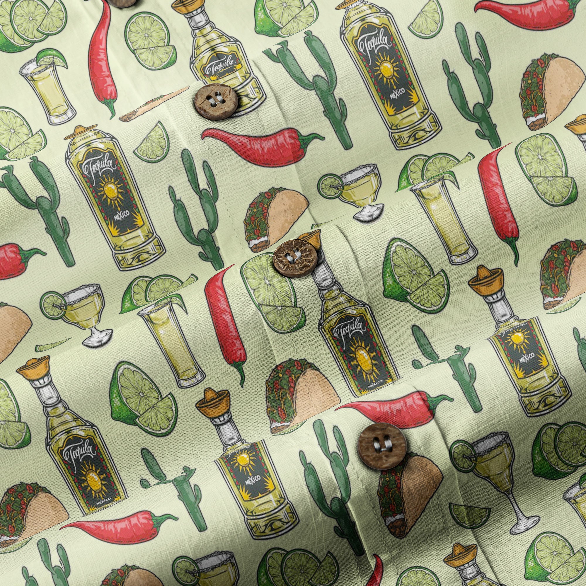 Tequila Cinco De Mayo Pattern Hawaii Shirt - The Palmix