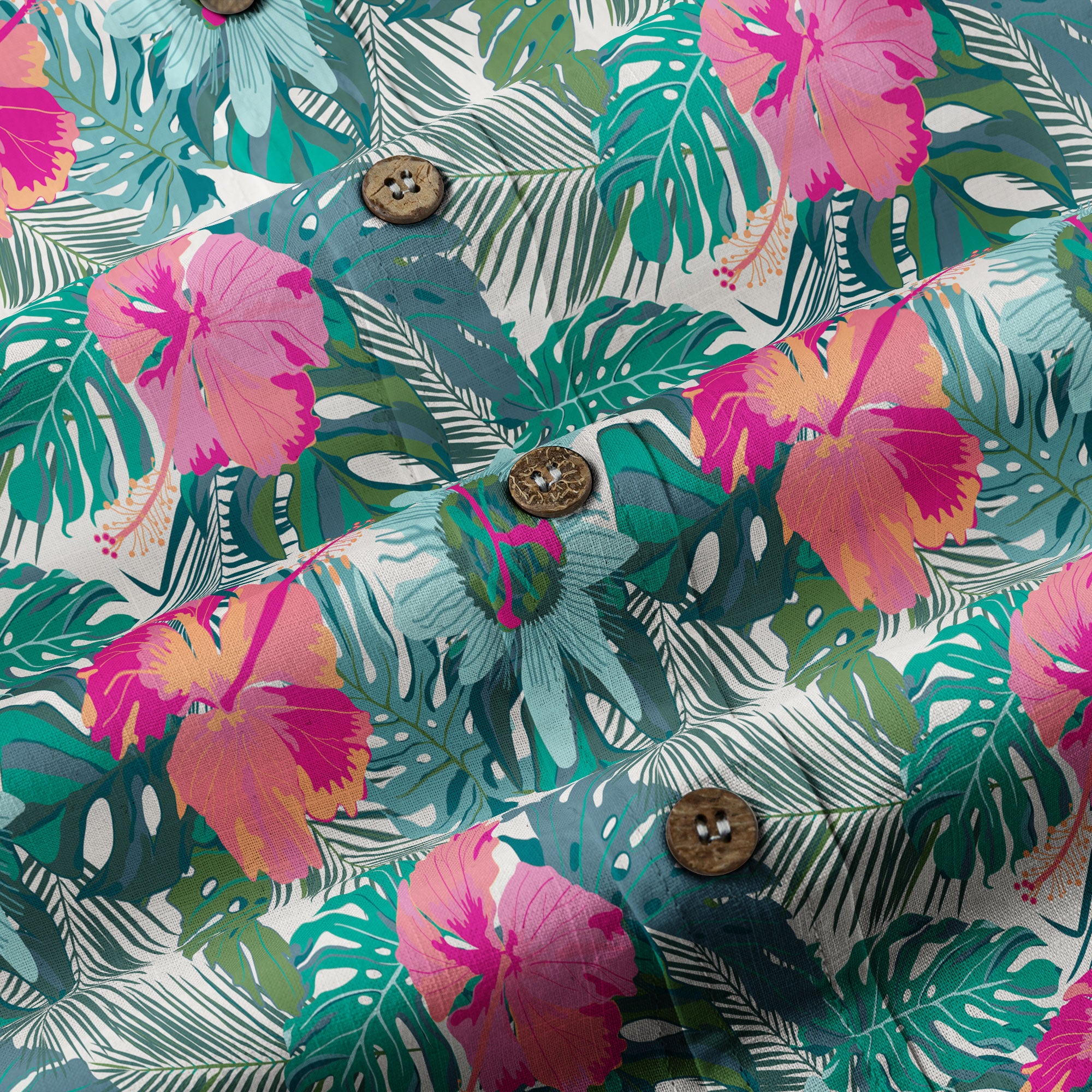 Flowers Hawaii Pattern Shirt, Aloha Hawaiian Shirt - The Palmix