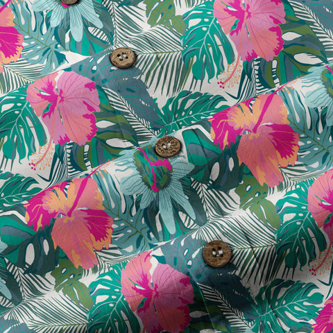 Flowers Hawaii Pattern Shirt, Aloha Hawaiian Shirt - The Palmix