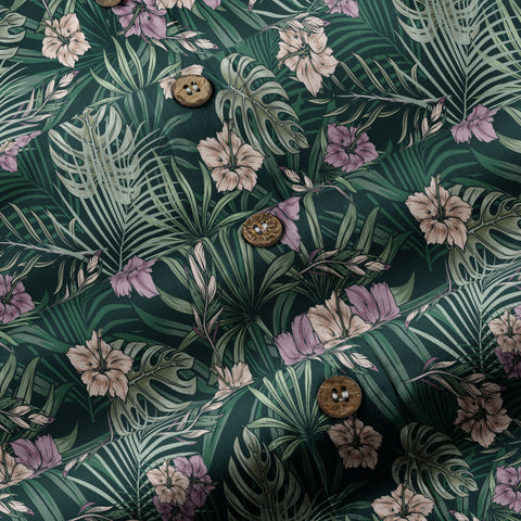 Tropical Aloha Pattern Hawaii Shirt - The Palmix