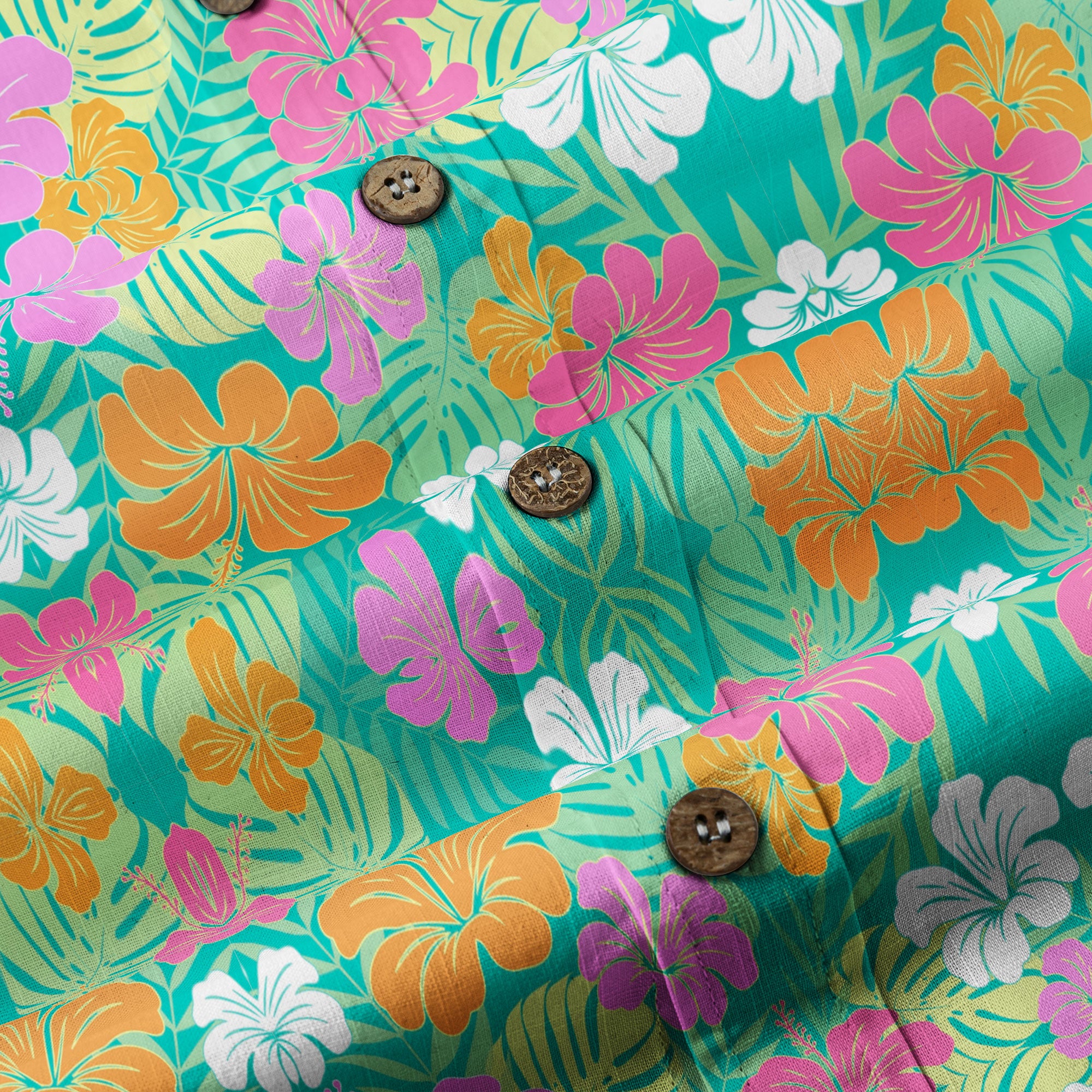 Aloha Flowers Hawaii Shirt, Hibiscus Hawaii Shirt - The Palmix