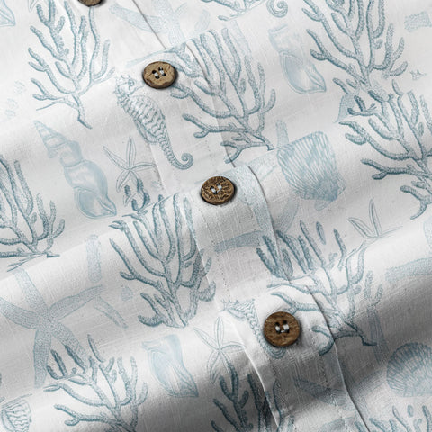 Sea Ocean Animals Women's Hawaiian Shirt, Ocean Animals Hawaiian Shirt - The Palmix