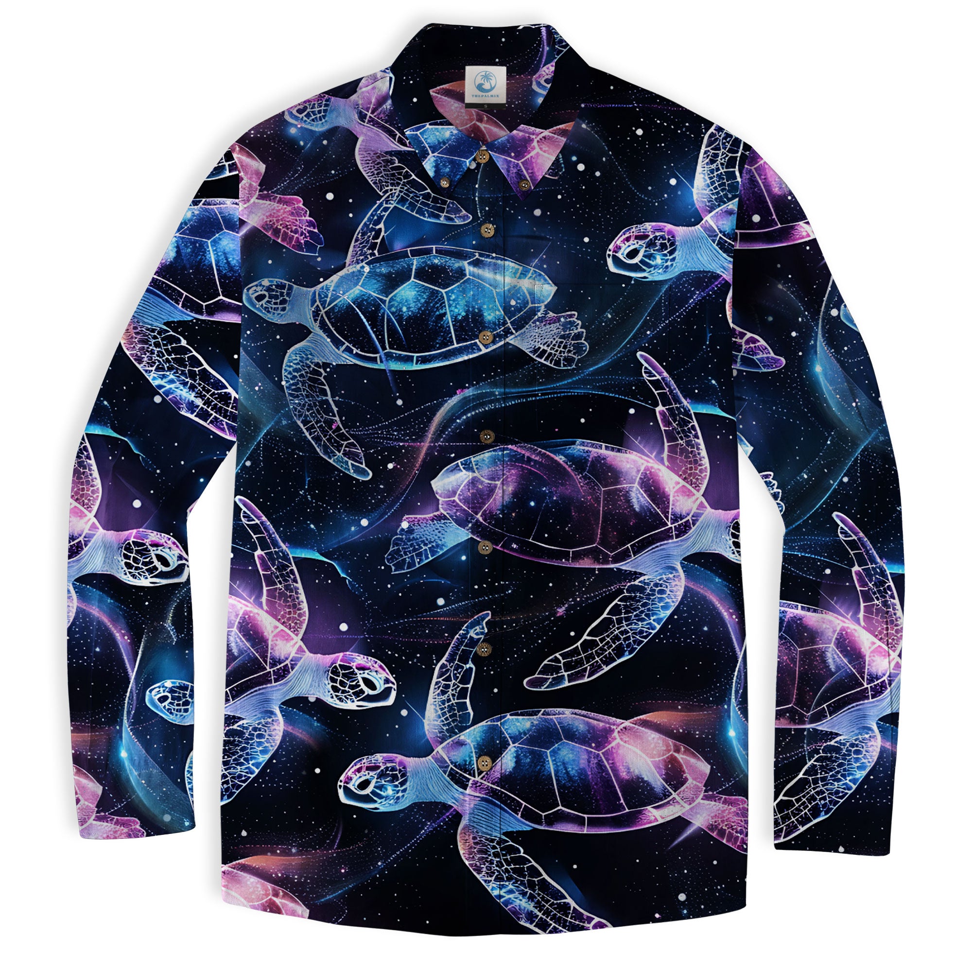 Sea Turtle Hawaiian Shirts for Men Women Youth, Vintage Sea Turtle Aloha Summer Beach Shirt - The Palmix