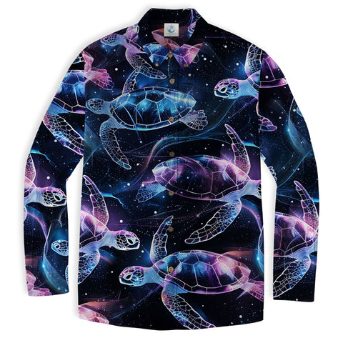 Sea Turtle Hawaiian Shirts for Men Women Youth, Vintage Sea Turtle Aloha Summer Beach Shirt - The Palmix