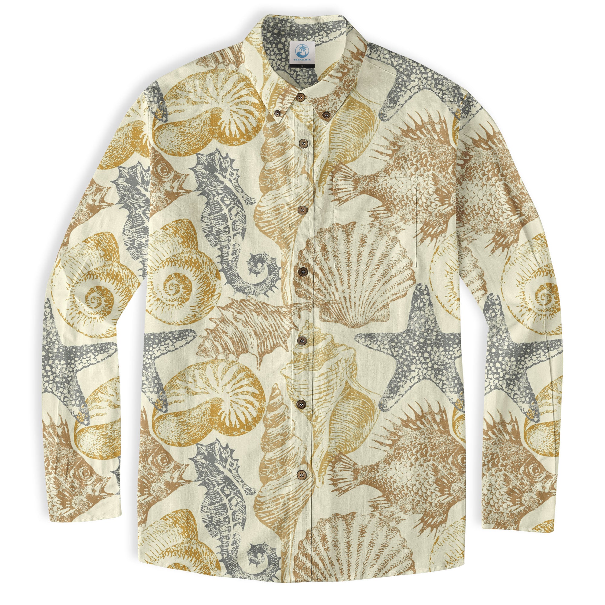 Ocean Animals Hawaiian Shirt, Sea Hawaiian Shirt - The Palmix