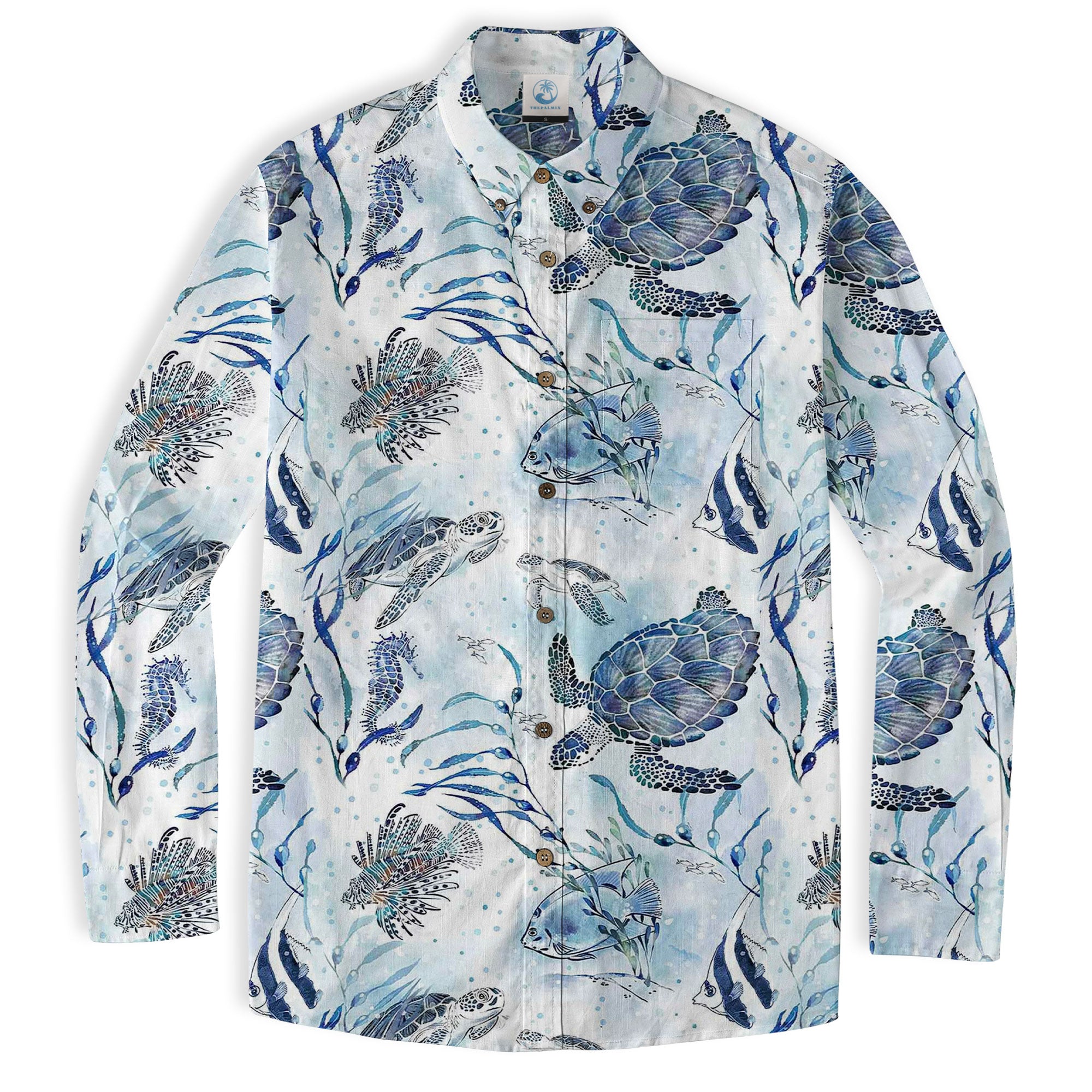 Tropical Floral Short Sleeve Luau Beach Aloha Hawaiian Shirt - The Palmix