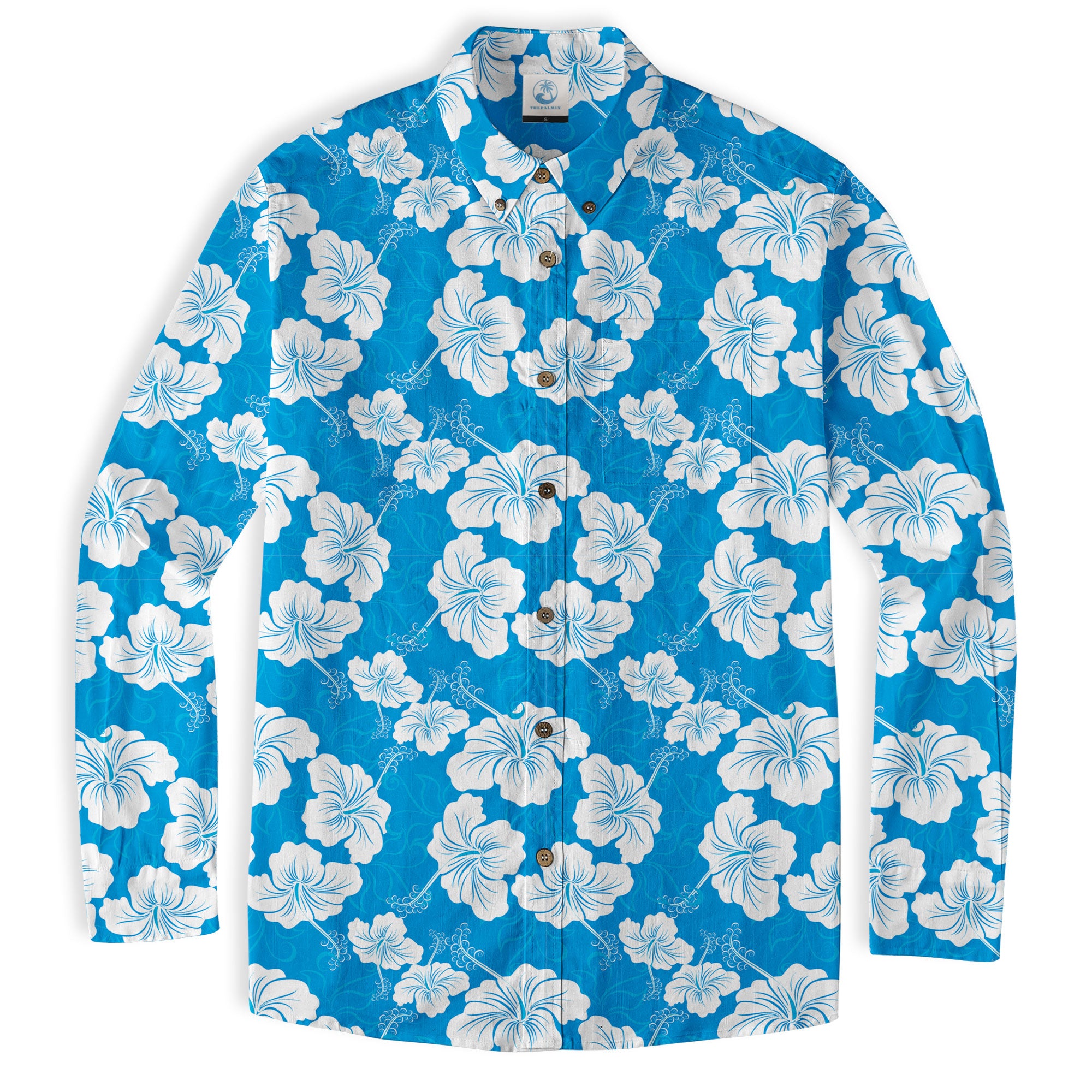 Hibiscus Floral Pattern Hawaii Shirt - The Palmix