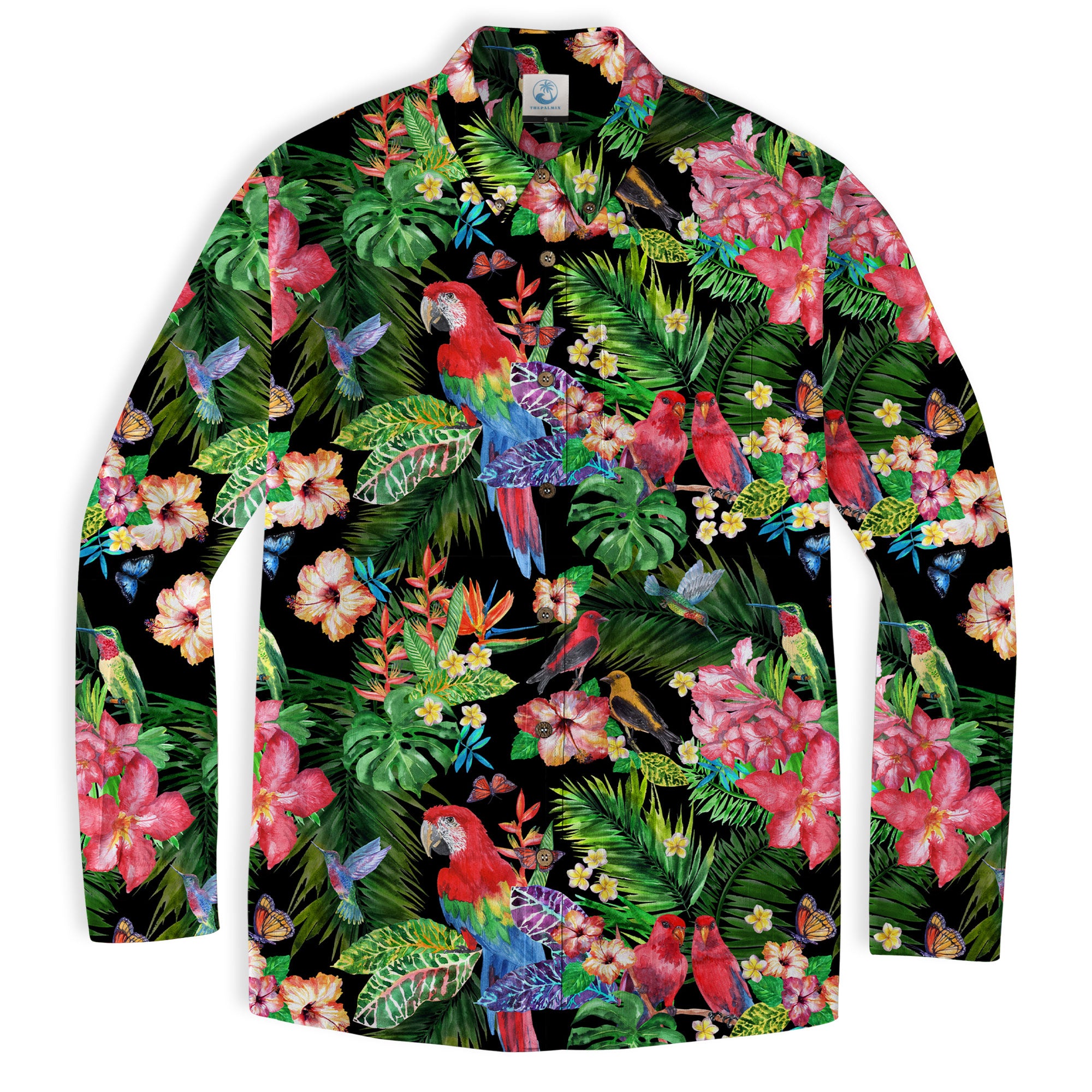 Parrot Hawaii Shirt for Men Women - Tropical Hawaiian Shirt - The Palmix