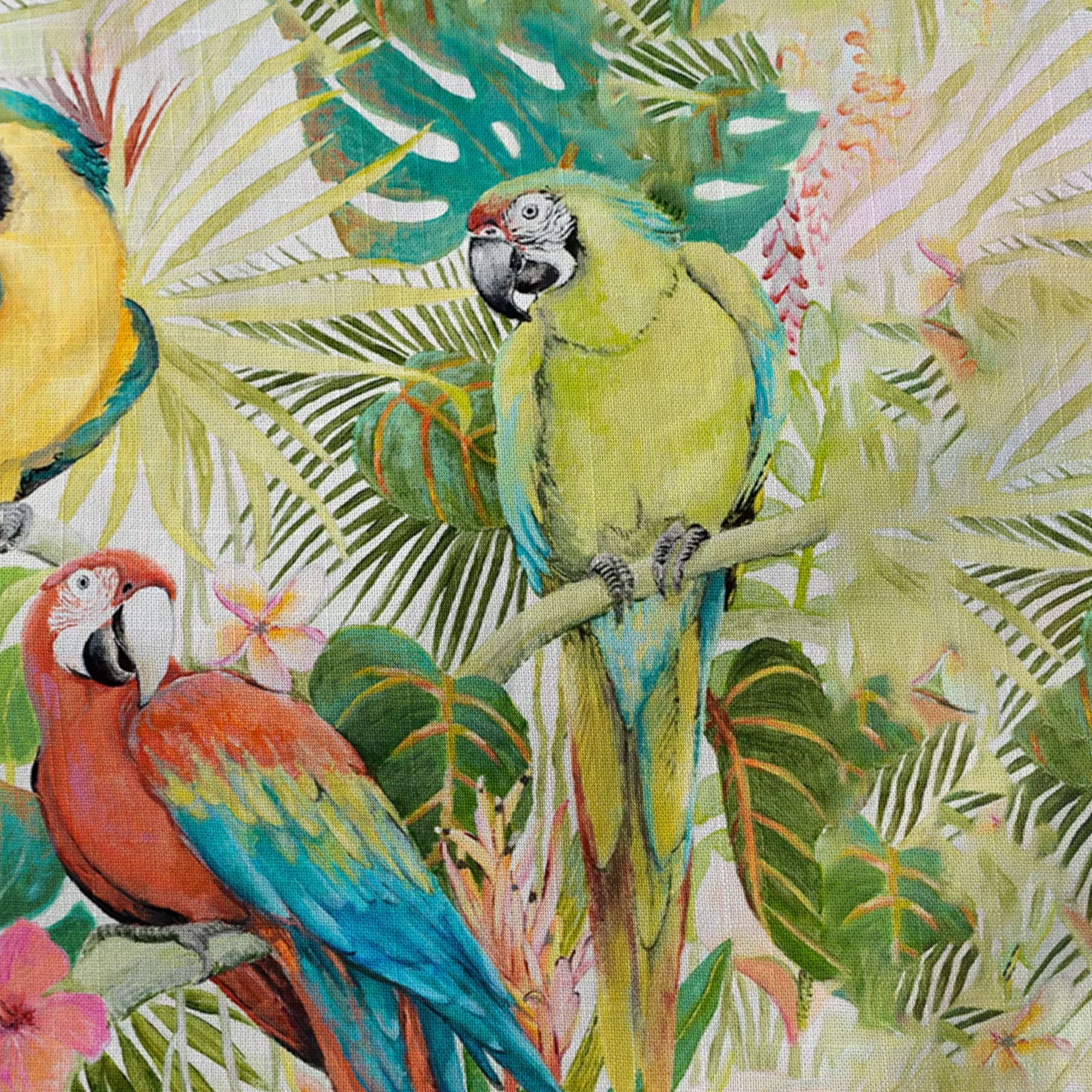 Parrot Lovers Hawaiian Long Sleeve Shirt for Men - Tropical Summer Button Down Hawaiian Shirts - The Palmix
