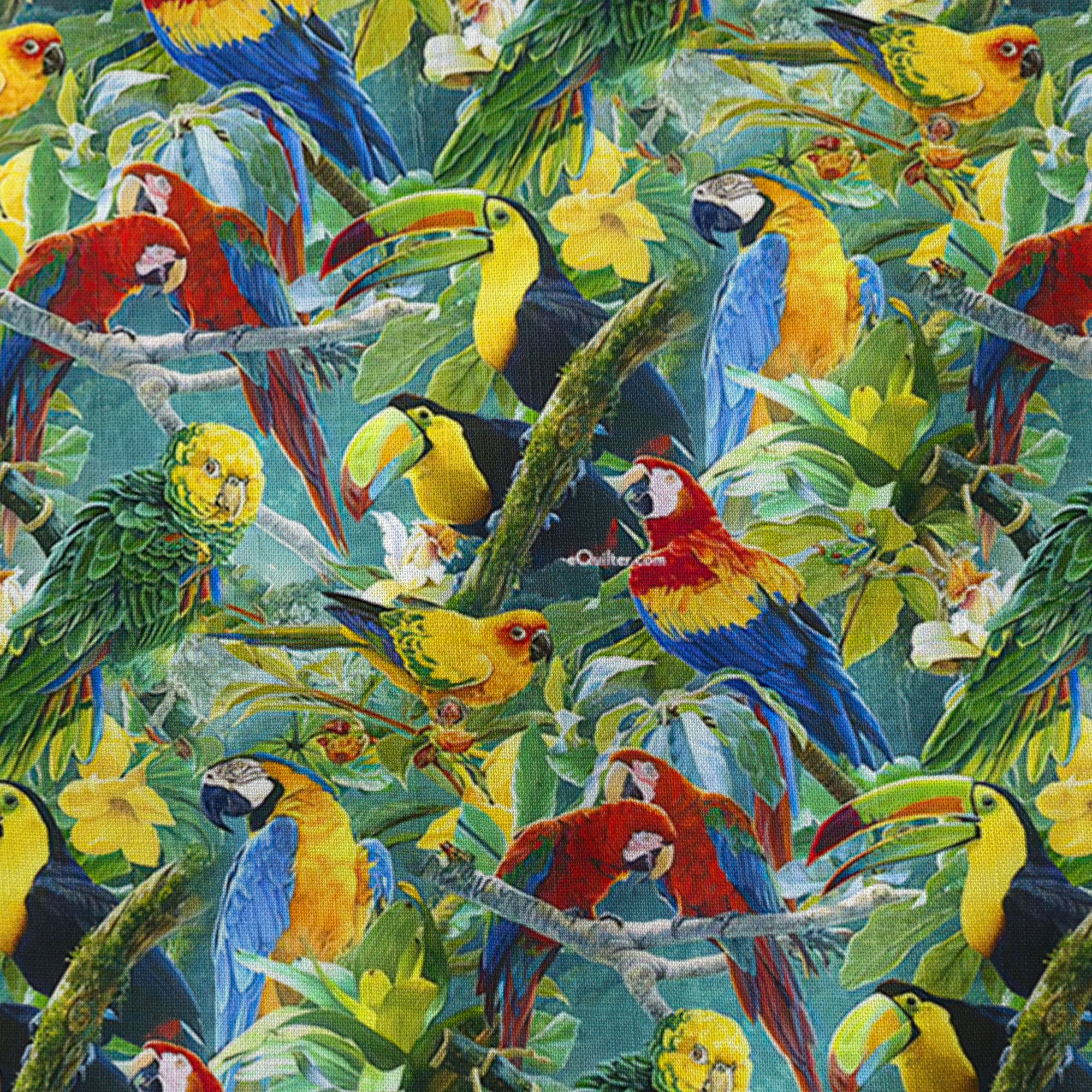Parrot Hawaiian Long Sleeve Shirt, Tropical Hawaiian Long Shirt, Summer Hawaiian Beach Shirt - The Palmix