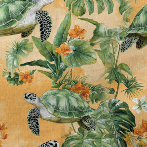 Tropical Turtle Hawaiian Shirts for Men Women, Sea Turtle Aloha Summer Beach Shirt - The Palmix