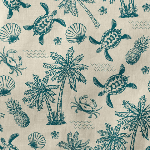 Turtle Aloha Shirt, Turtle Ocean Hawaiian Shirt - The Palmix
