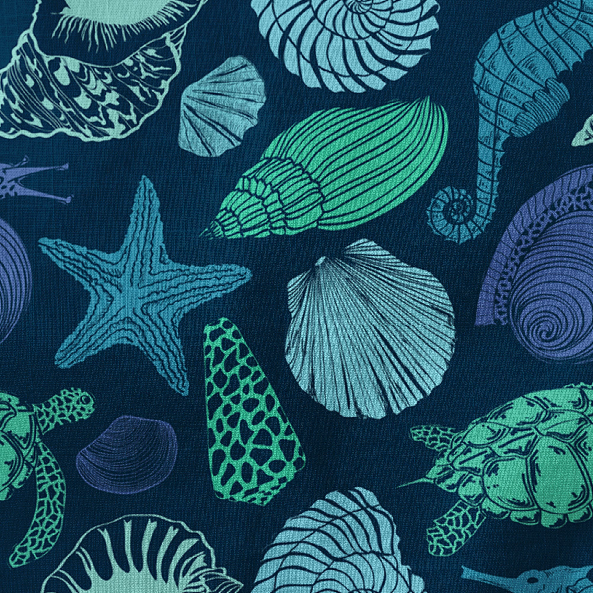 Turtle Aloha Shirt, Turtle Ocean Hawaiian Shirt - The Palmix