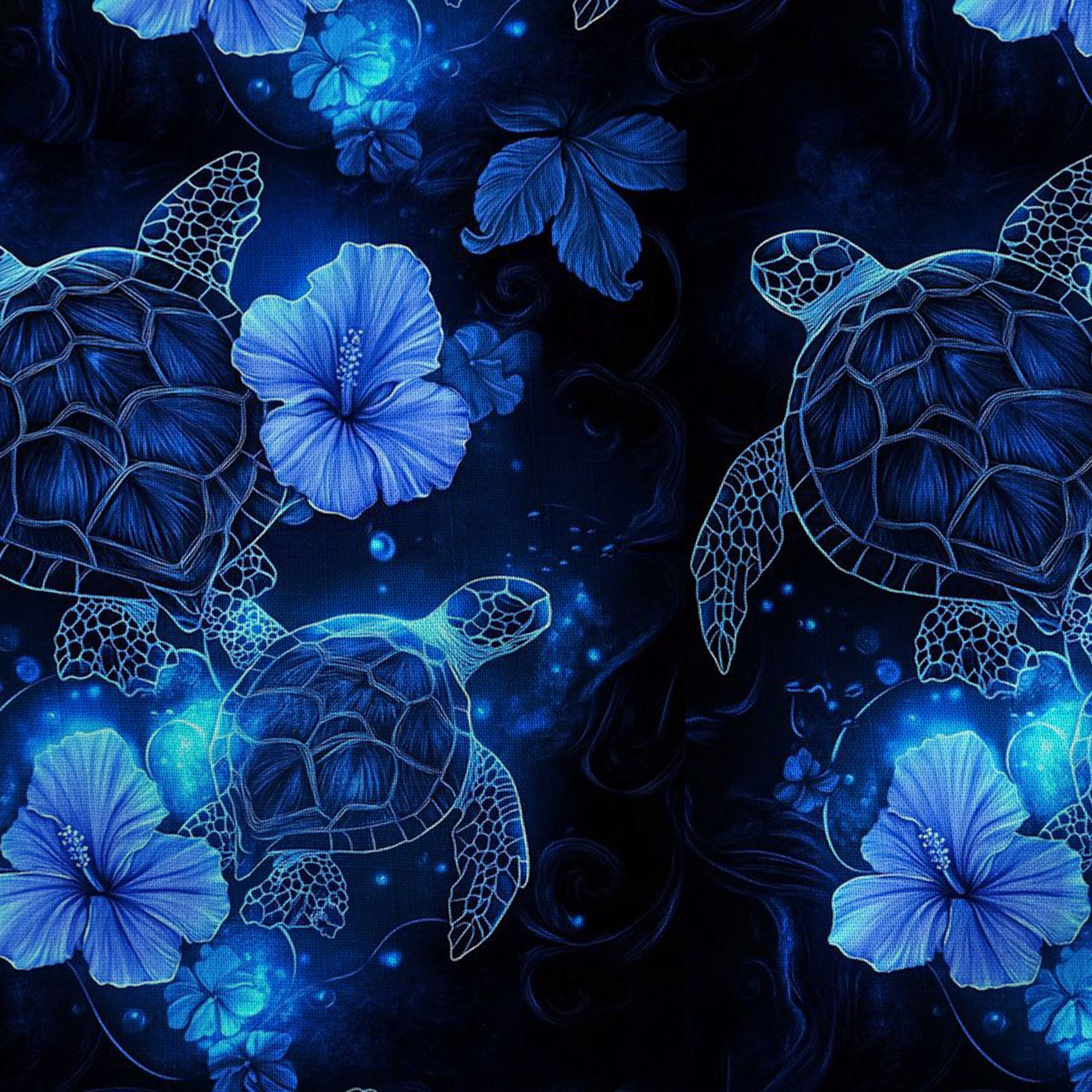 Ocean Animals Hawaiian Button Up Long Sleeve Shirt, Sea Hawaii Shirt - The Palmix
