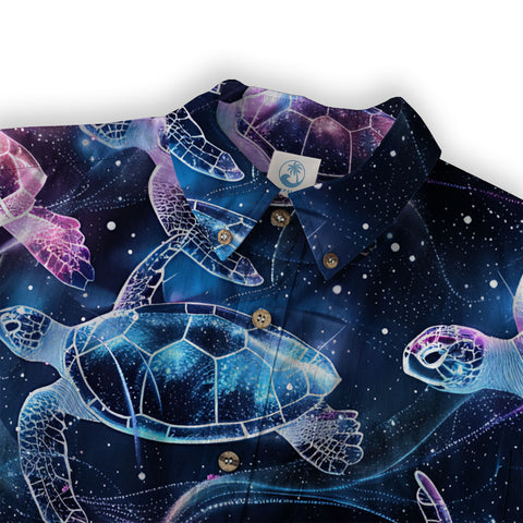 Sea Turtle Hawaiian Shirts for Men Women Youth, Vintage Sea Turtle Aloha Summer Beach Shirt - The Palmix