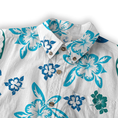 Sea Turtle Hawaiian Shirts for Men Women Youth, Vintage Sea Turtle Aloha Summer Beach Shirt - The Palmix