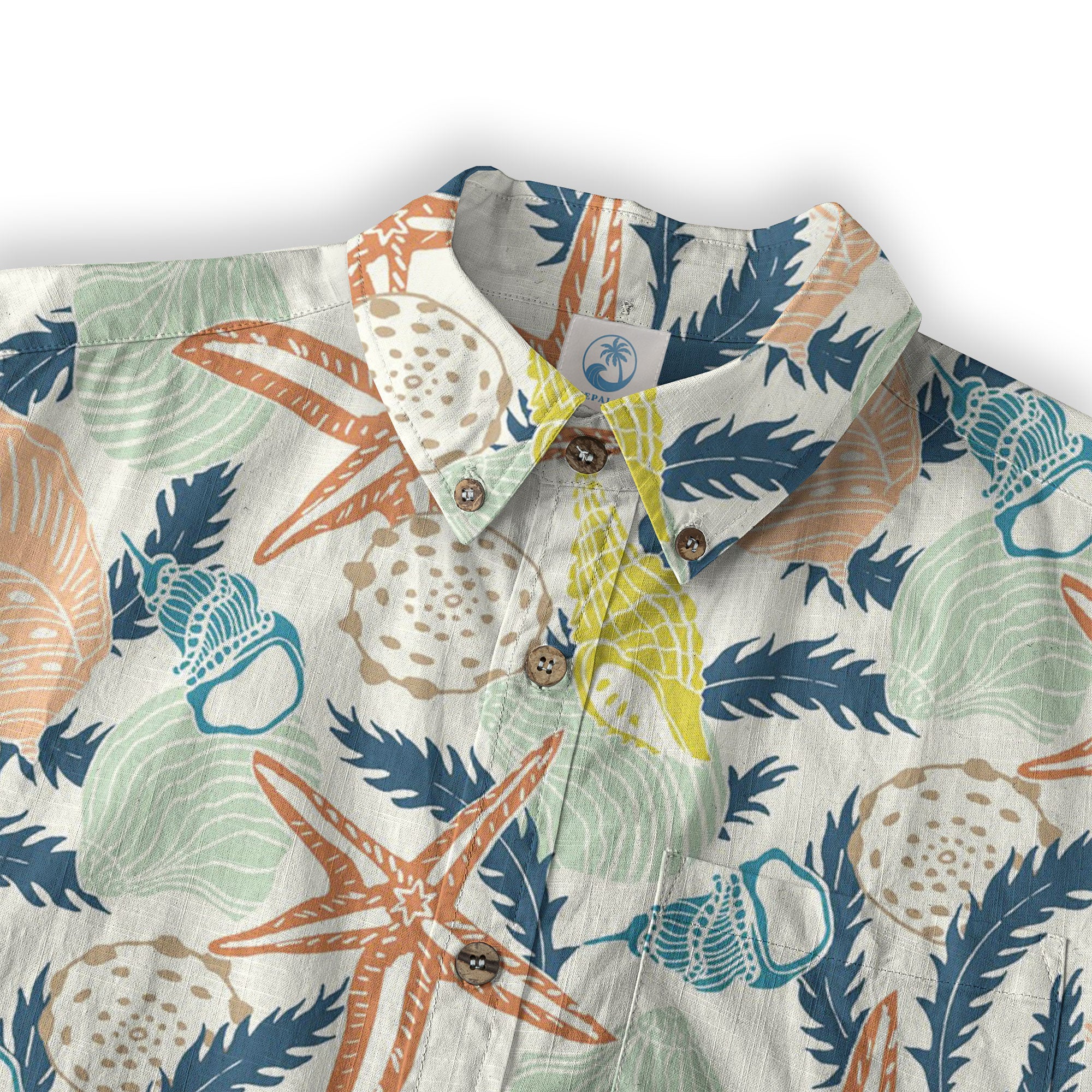 Tropical Floral Short Sleeve Luau Beach Aloha Hawaiian Shirt - The Palmix
