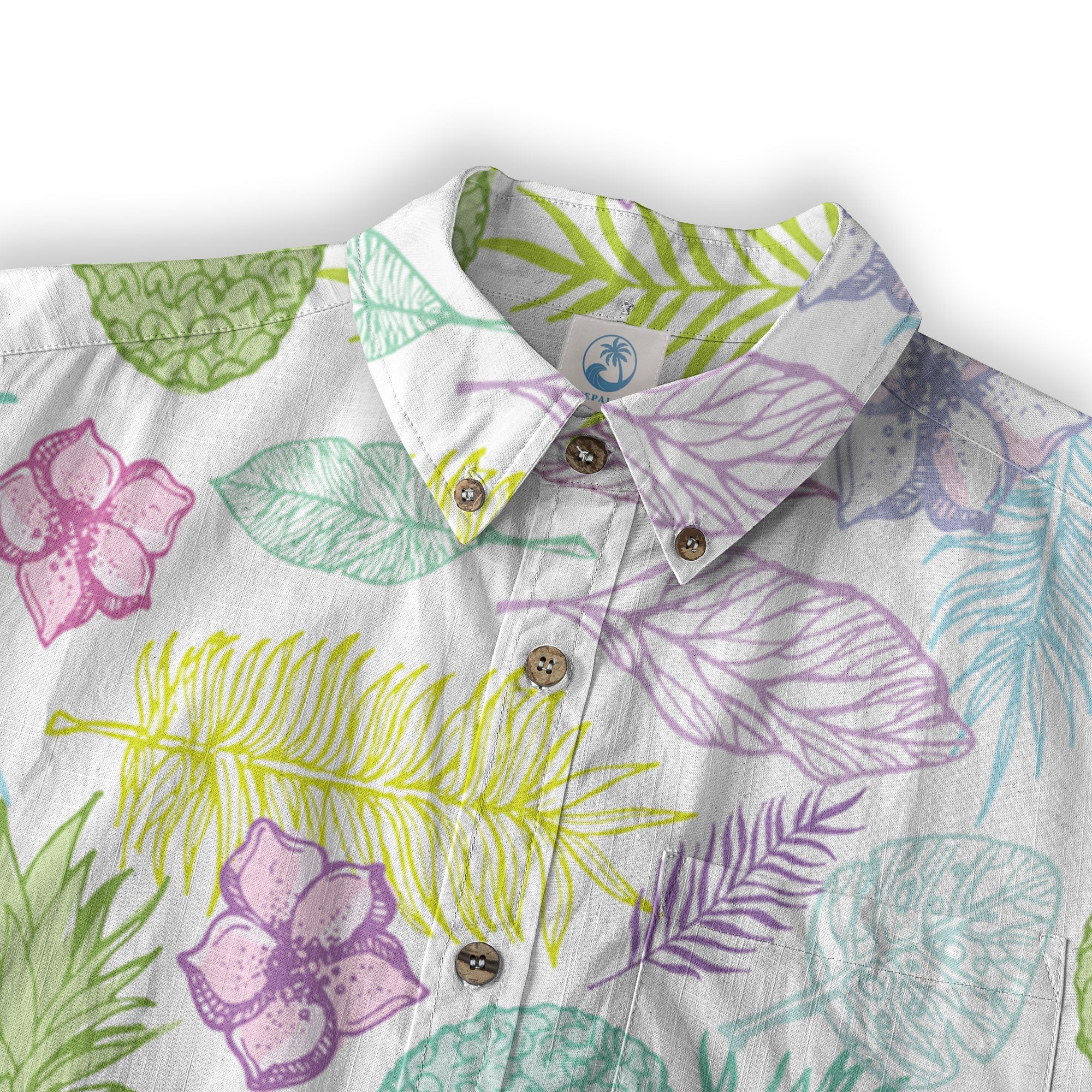 Ocean Animal Pattern Hawaii Shirt, Turtle Hawaiian Shirt for Men Women - The Palmix